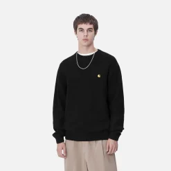 Strick>Carhartt WIP Chane Sweater Black / Gold