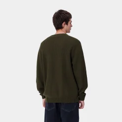 Strick>Carhartt WIP Chane Sweater Cypress / Gold