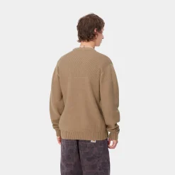 Strick>Carhartt WIP Chane Sweater Leather / Gold