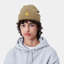 Accessoires|Accessoires>Carhartt WIP Chase Beanie Peanut / Gold