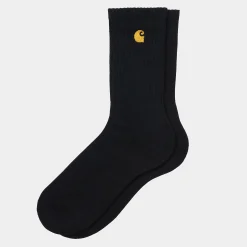 Socken|Accessoires>Carhartt WIP Chase Socks Black / Gold