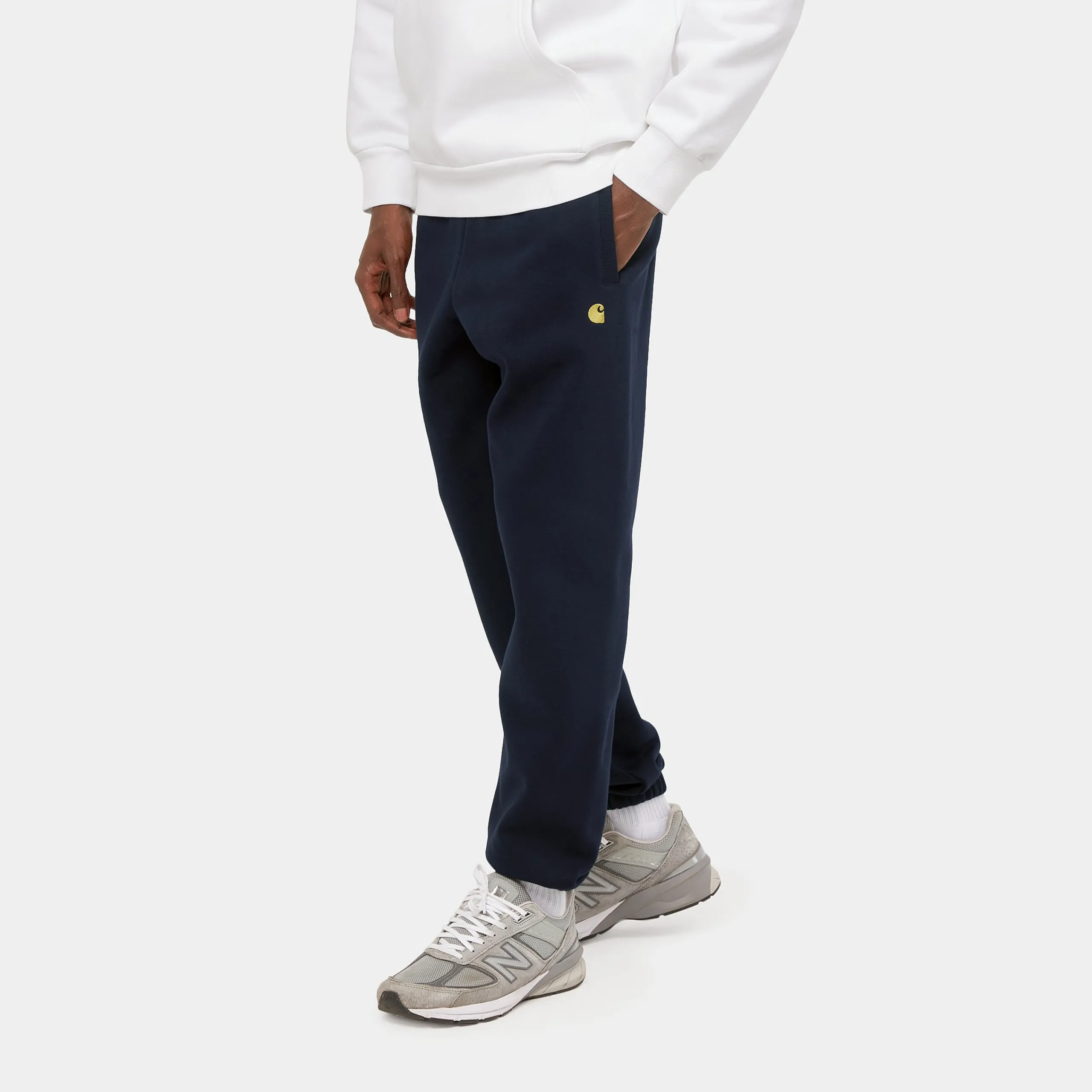 Sweats|Hosen>Carhartt WIP Chase Sweat Pant Dark Navy / Gold