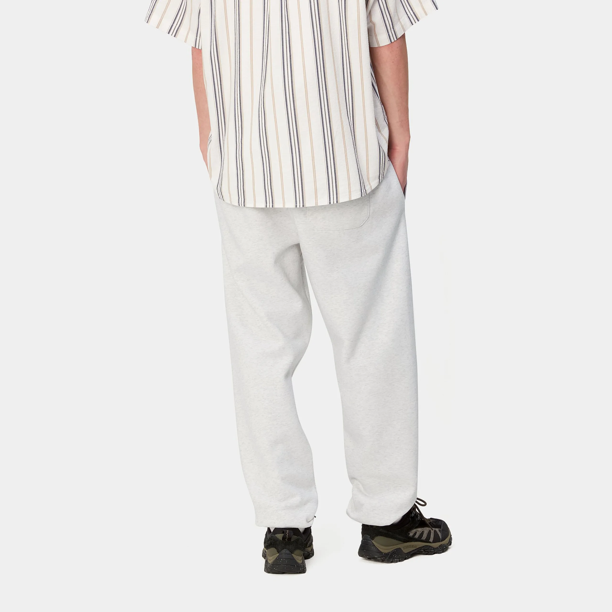 Sweats|Hosen>Carhartt WIP Chase Sweat Pant Ash Heather / Gold