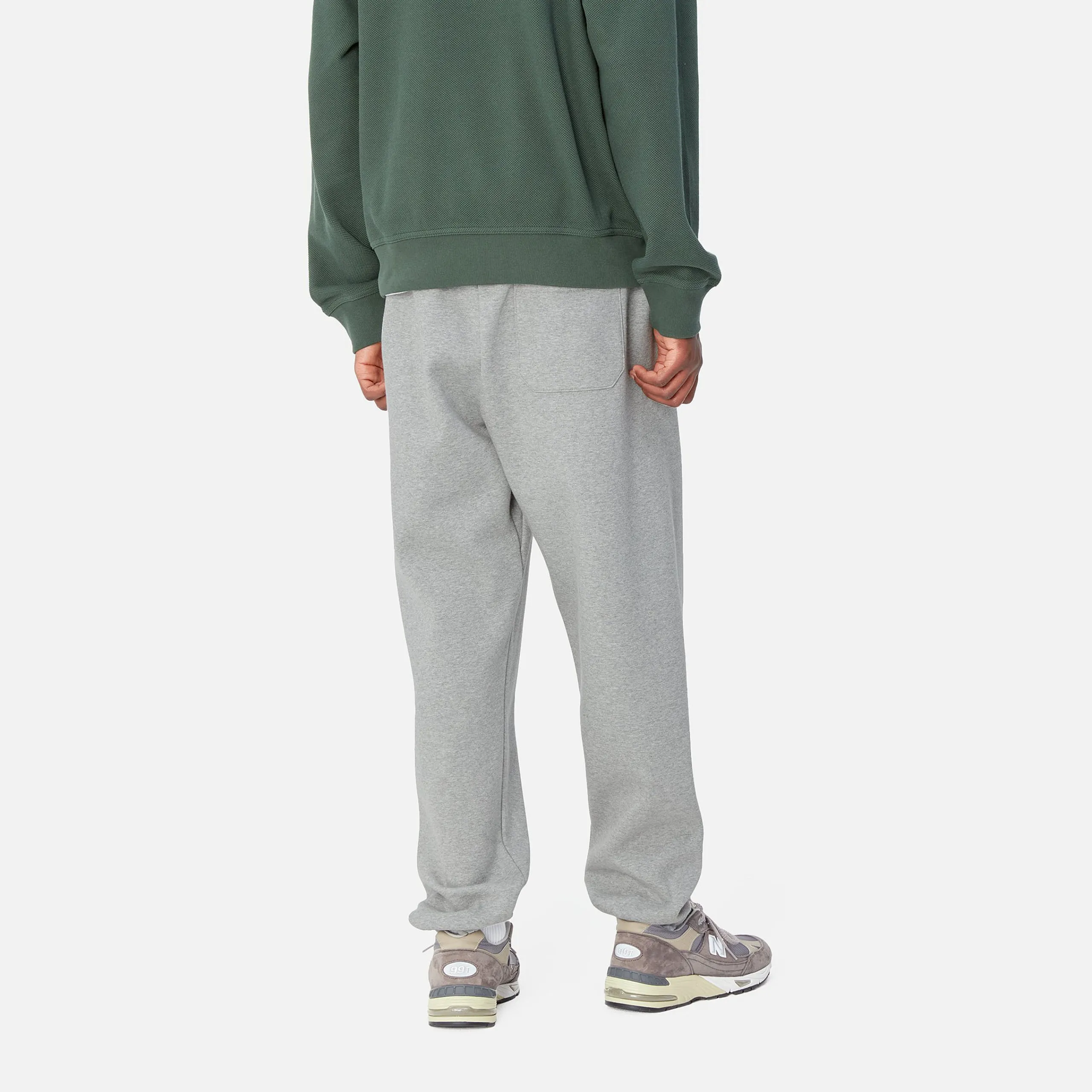 Sweats|Hosen>Carhartt WIP Chase Sweat Pant Grey Heather / Gold