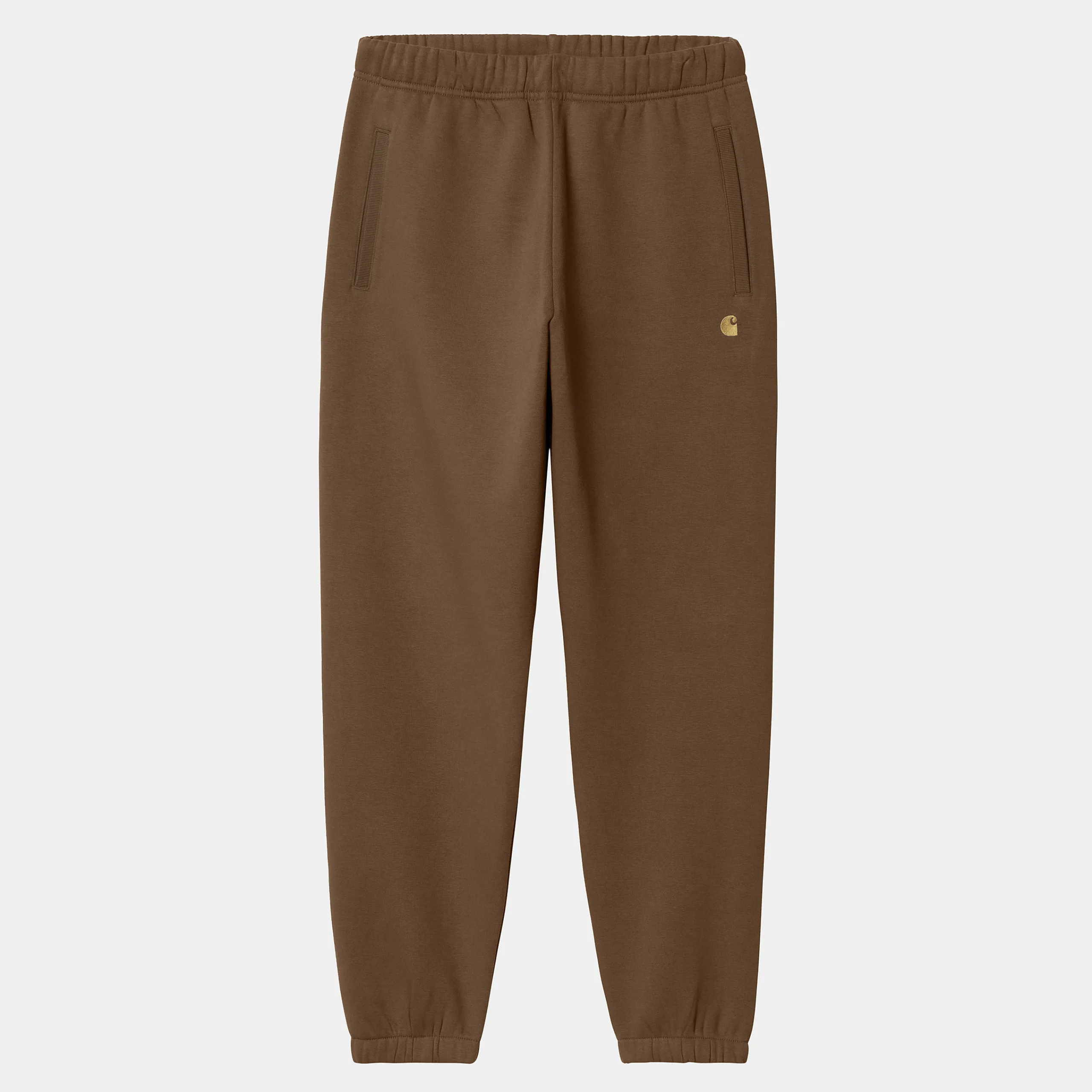 Sweats|Hosen>Carhartt WIP Chase Sweat Pant Chocolate / Gold