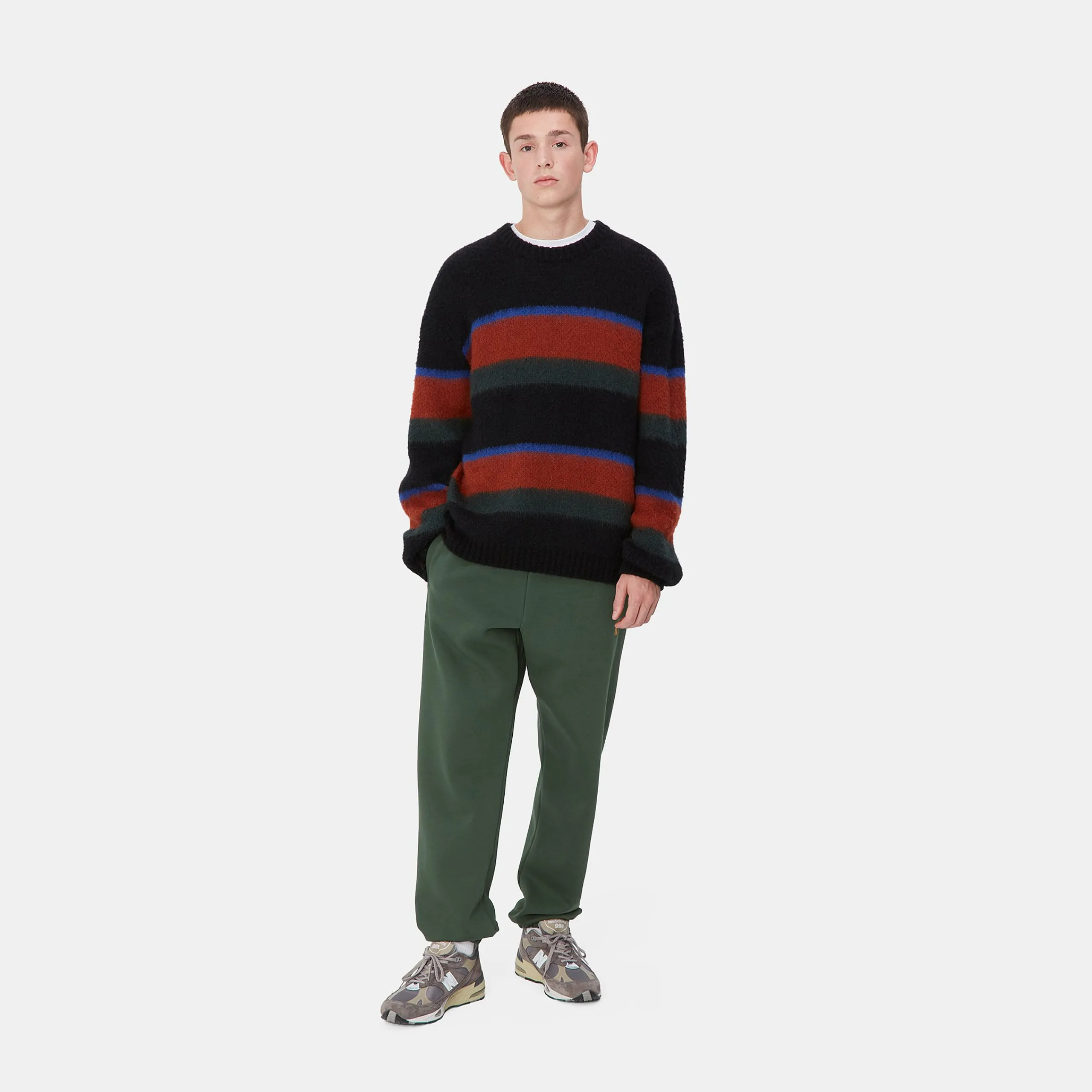 Sweats|Hosen>Carhartt WIP Chase Sweat Pant Sycamore Tree / Gold