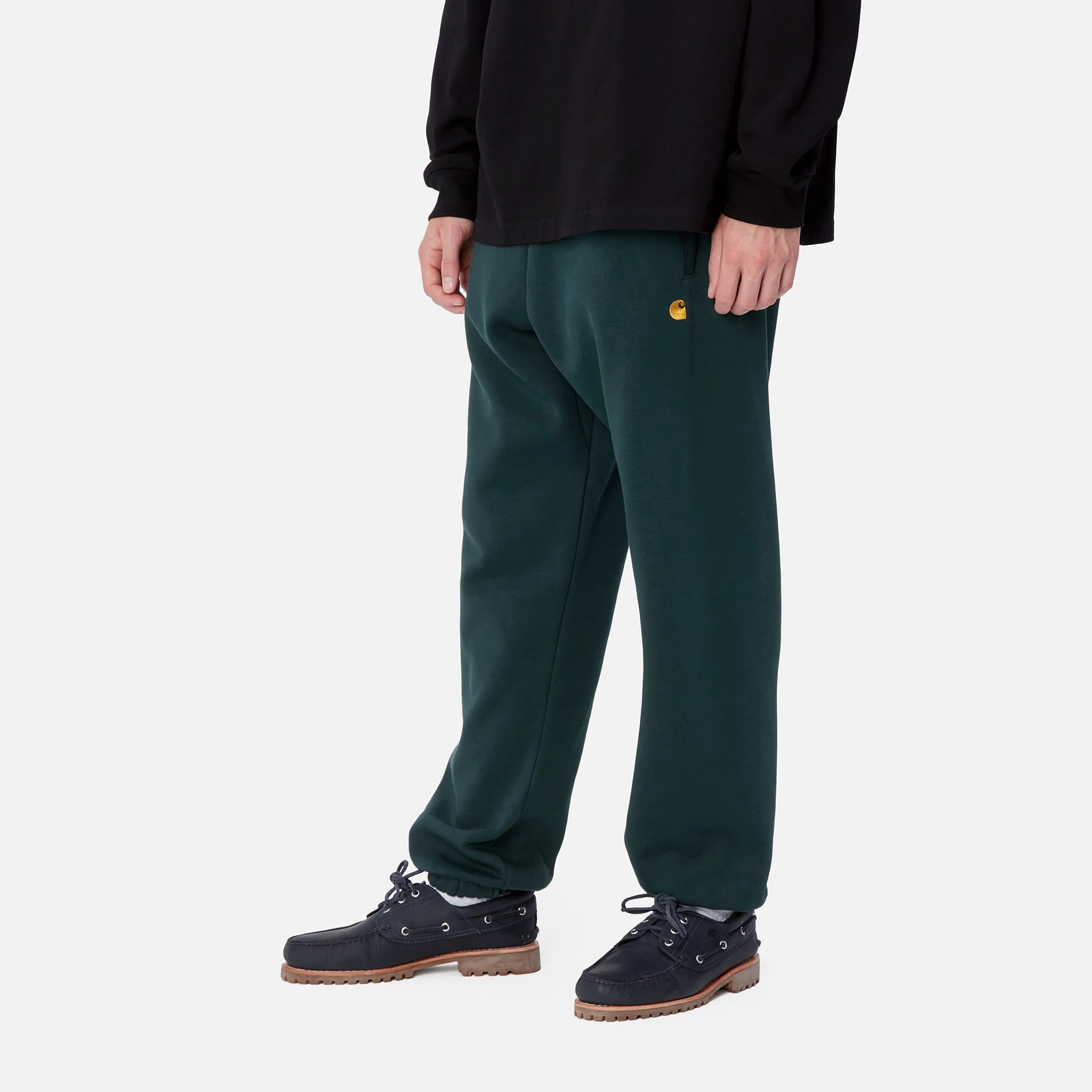 Sweats|Hosen>Carhartt WIP Chase Sweat Pant Duck Blue / Gold