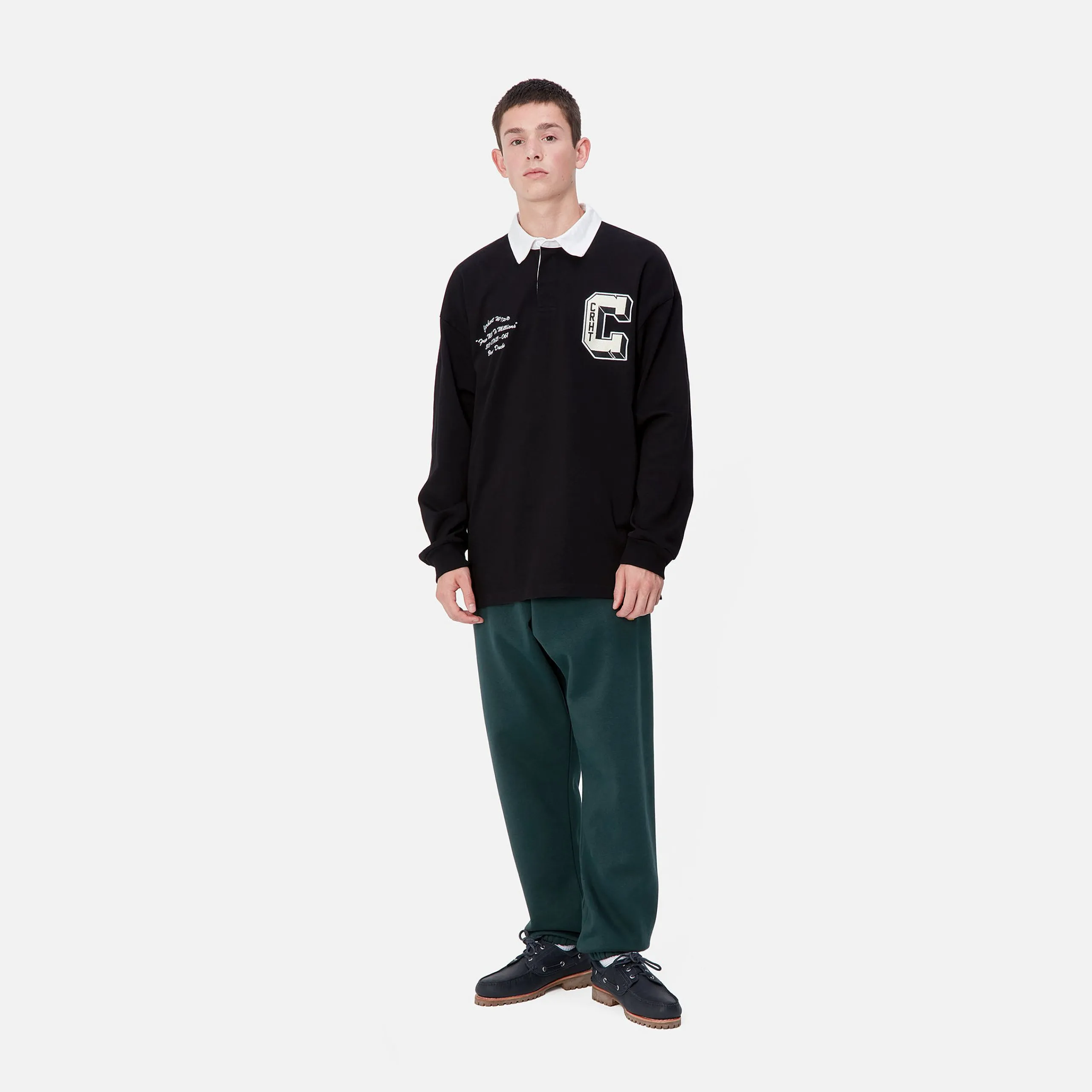Sweats|Hosen>Carhartt WIP Chase Sweat Pant Duck Blue / Gold