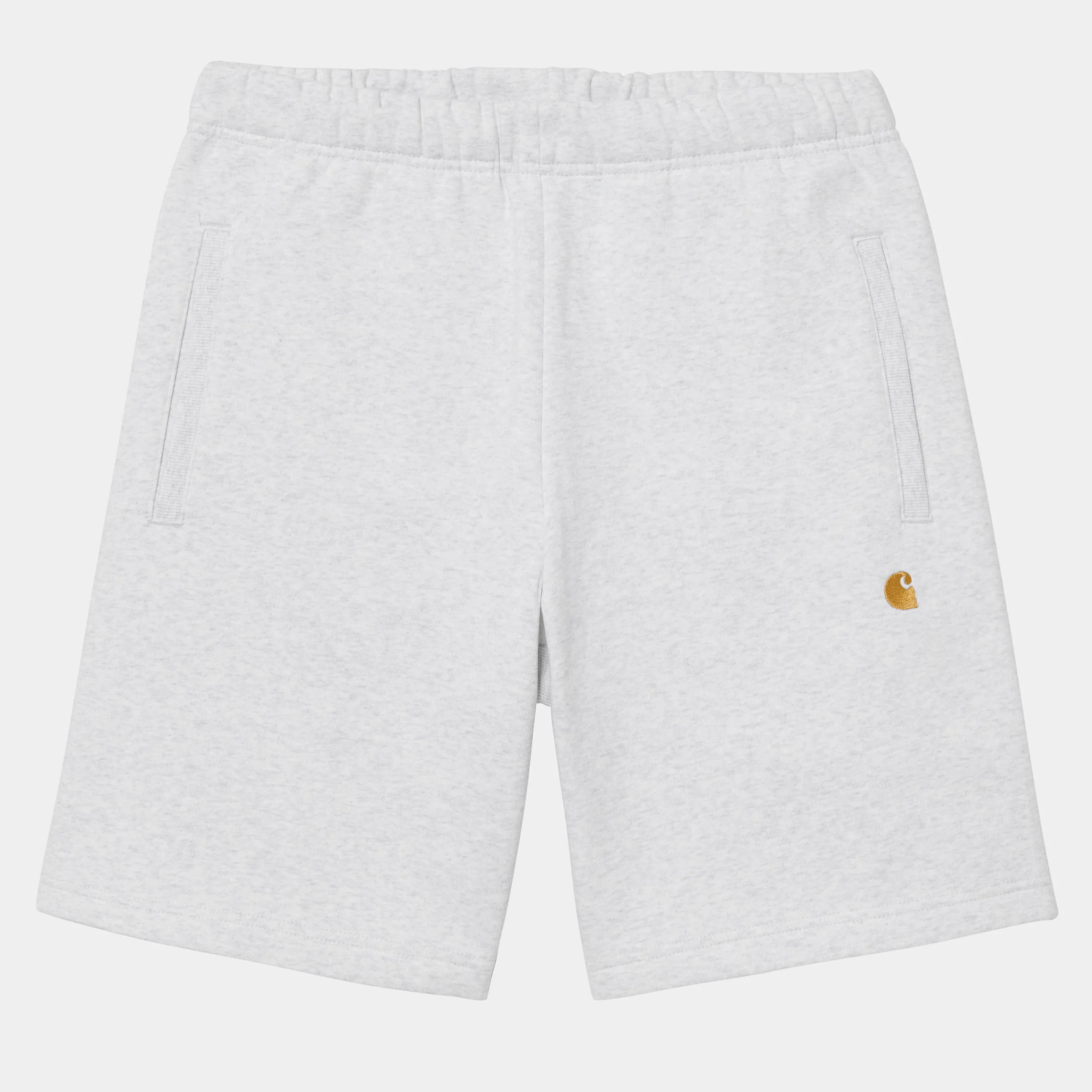 Sweats|Shorts & Badehosen>Carhartt WIP Chase Sweat Short Ash Heather / Gold