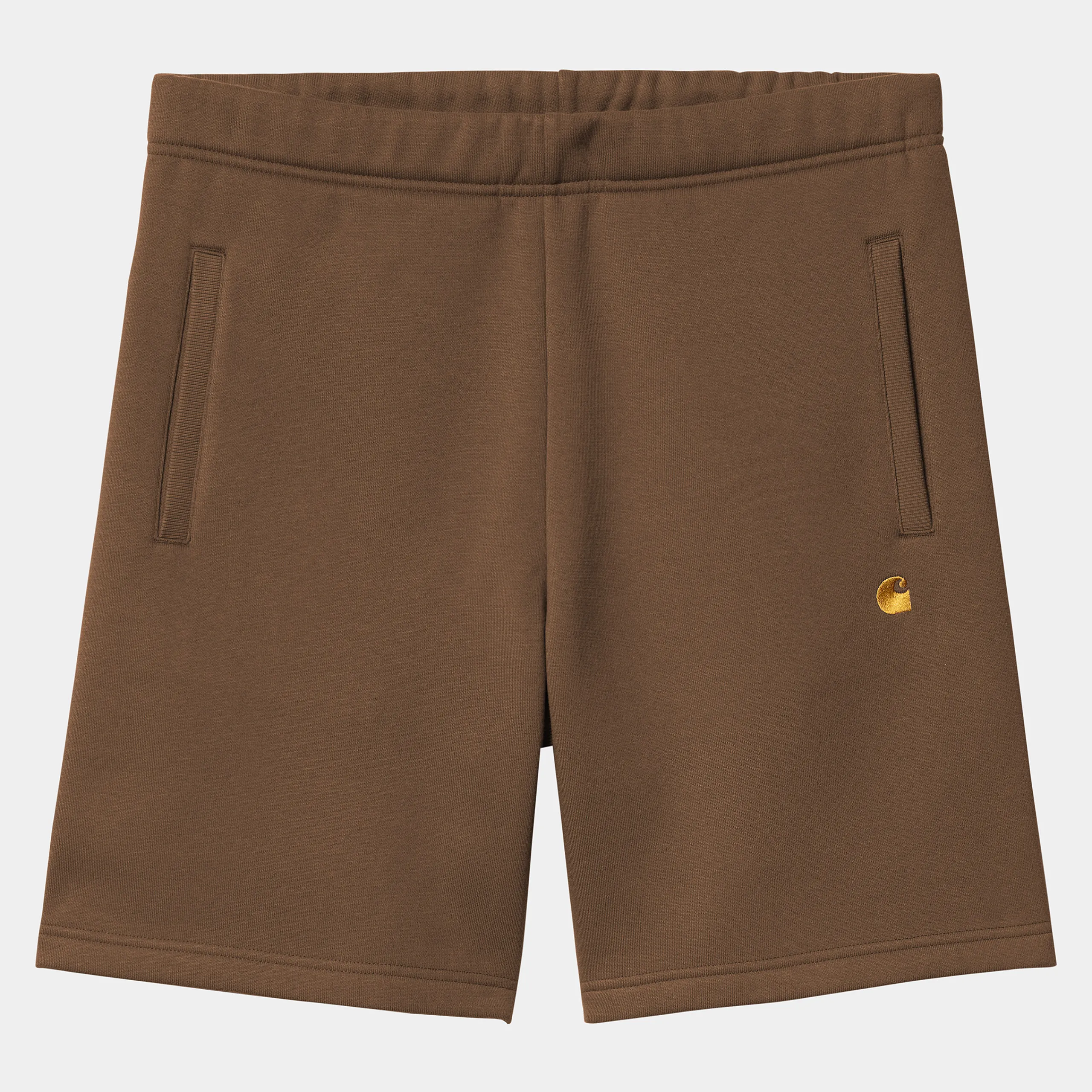 Sweats|Shorts & Badehosen>Carhartt WIP Chase Sweat Short Chocolate / Gold