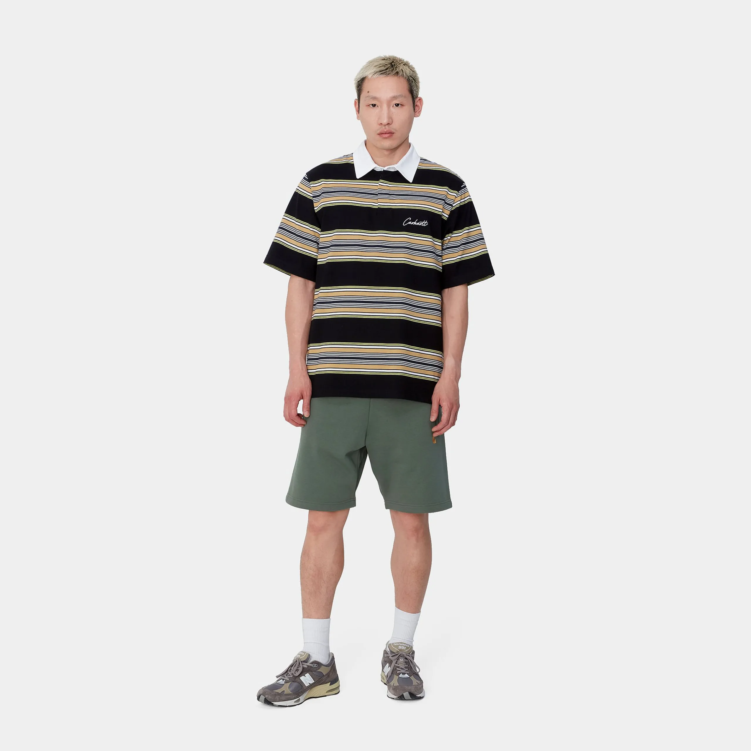 Sweats|Shorts & Badehosen>Carhartt WIP Chase Sweat Short Duck Green / Gold