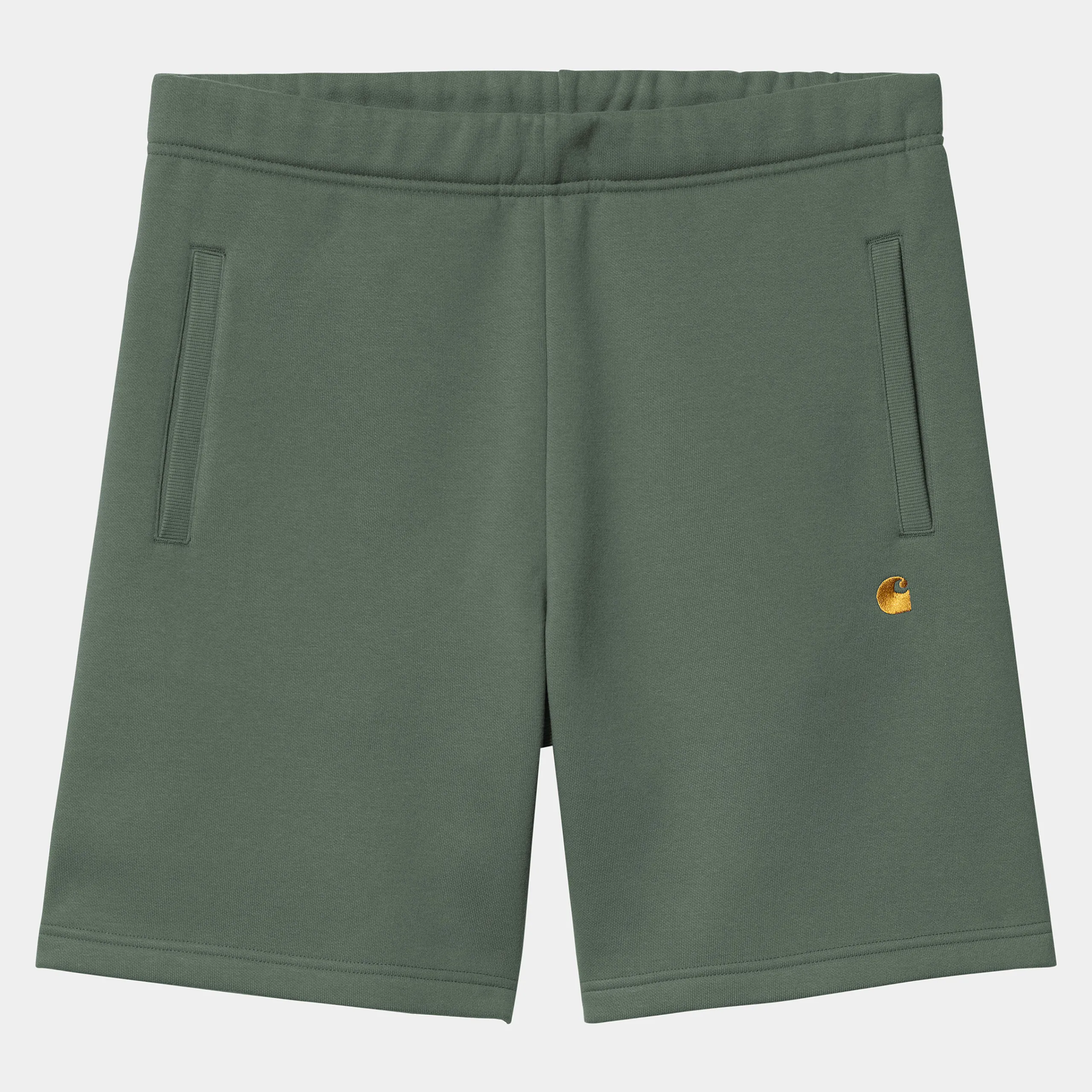 Sweats|Shorts & Badehosen>Carhartt WIP Chase Sweat Short Duck Green / Gold