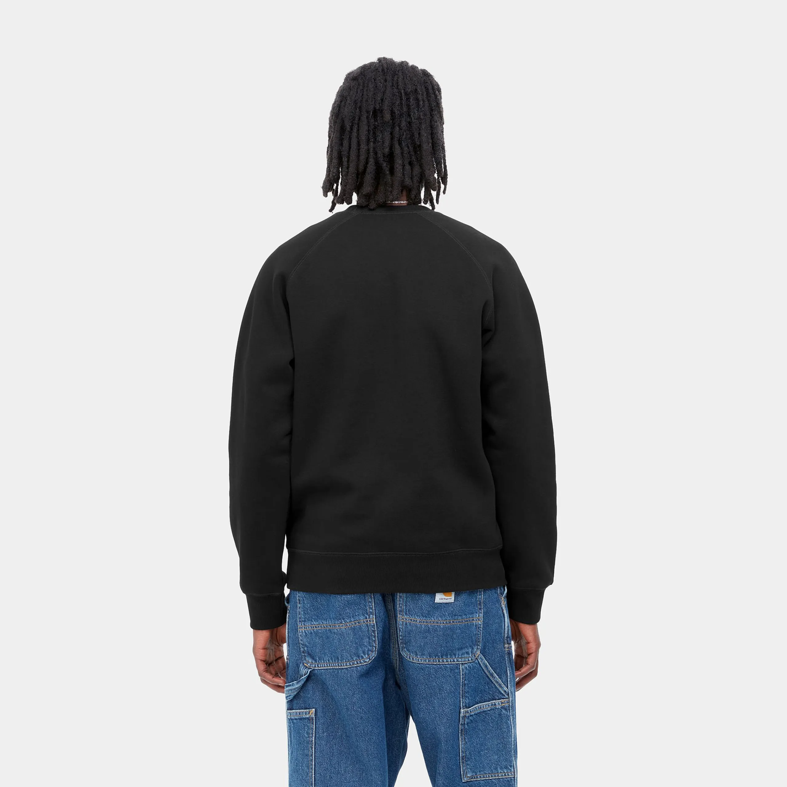 Sweats>Carhartt WIP Chase Sweatshirt Black / Gold