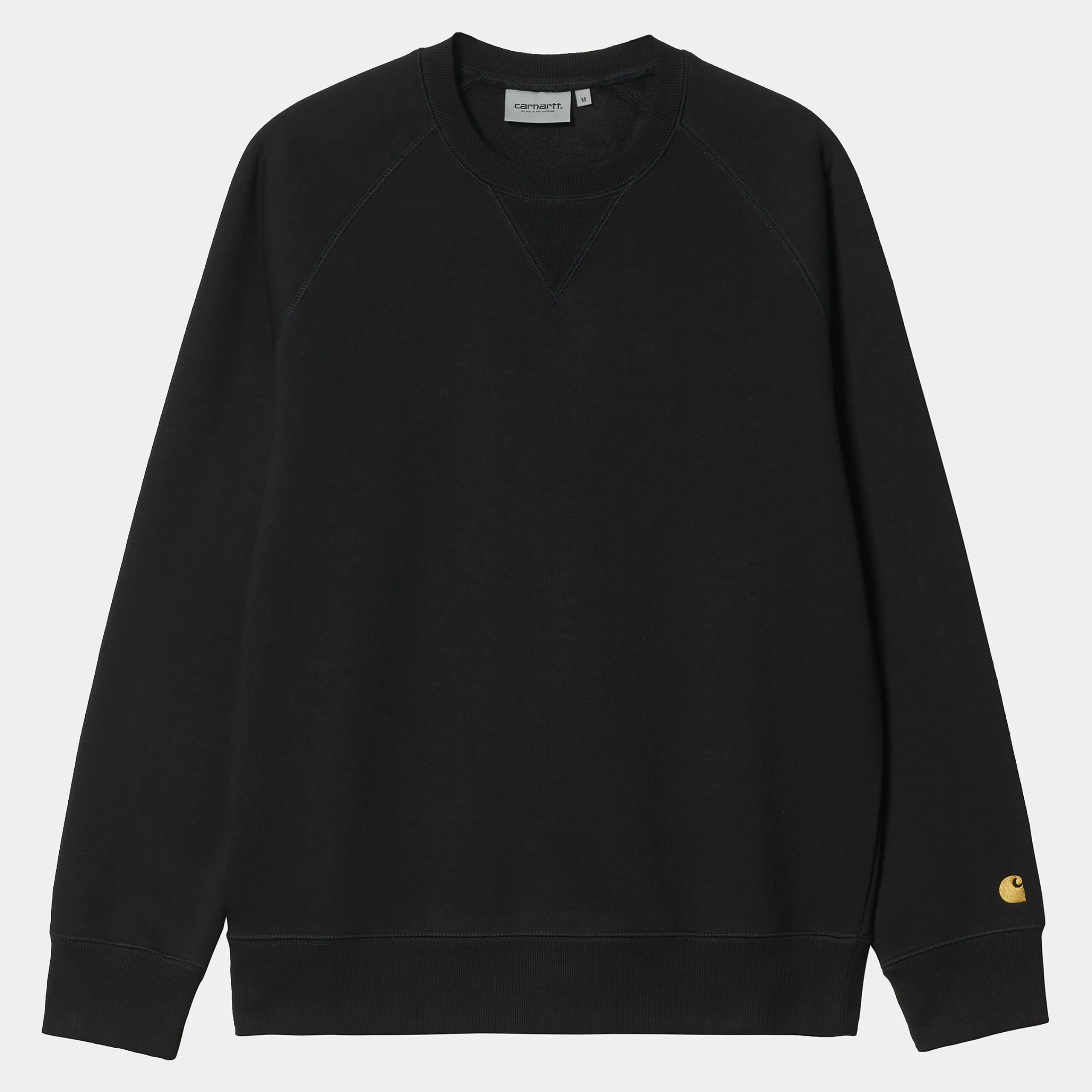 Sweats>Carhartt WIP Chase Sweatshirt Black / Gold