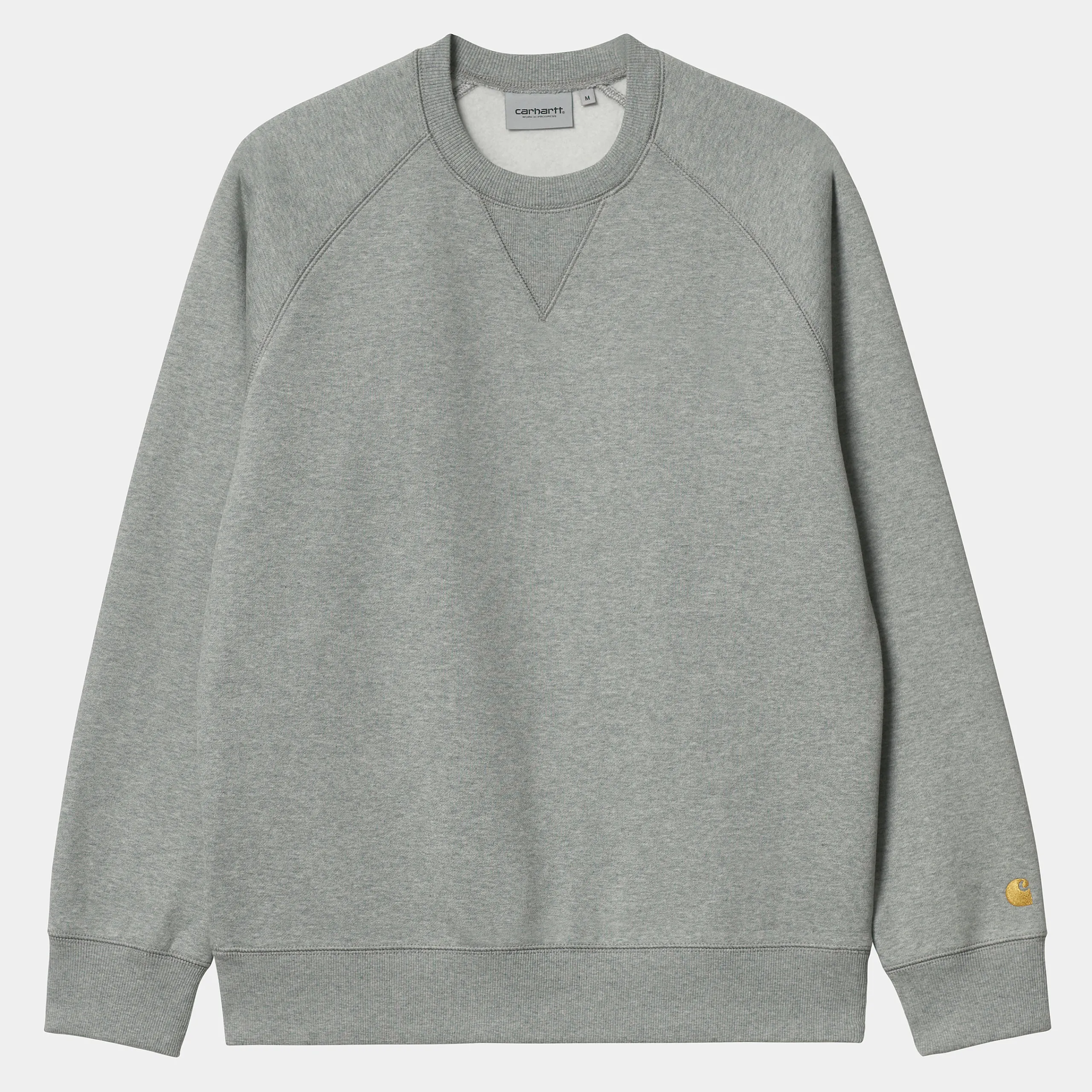 Sweats>Carhartt WIP Chase Sweatshirt Grey Heather / Gold
