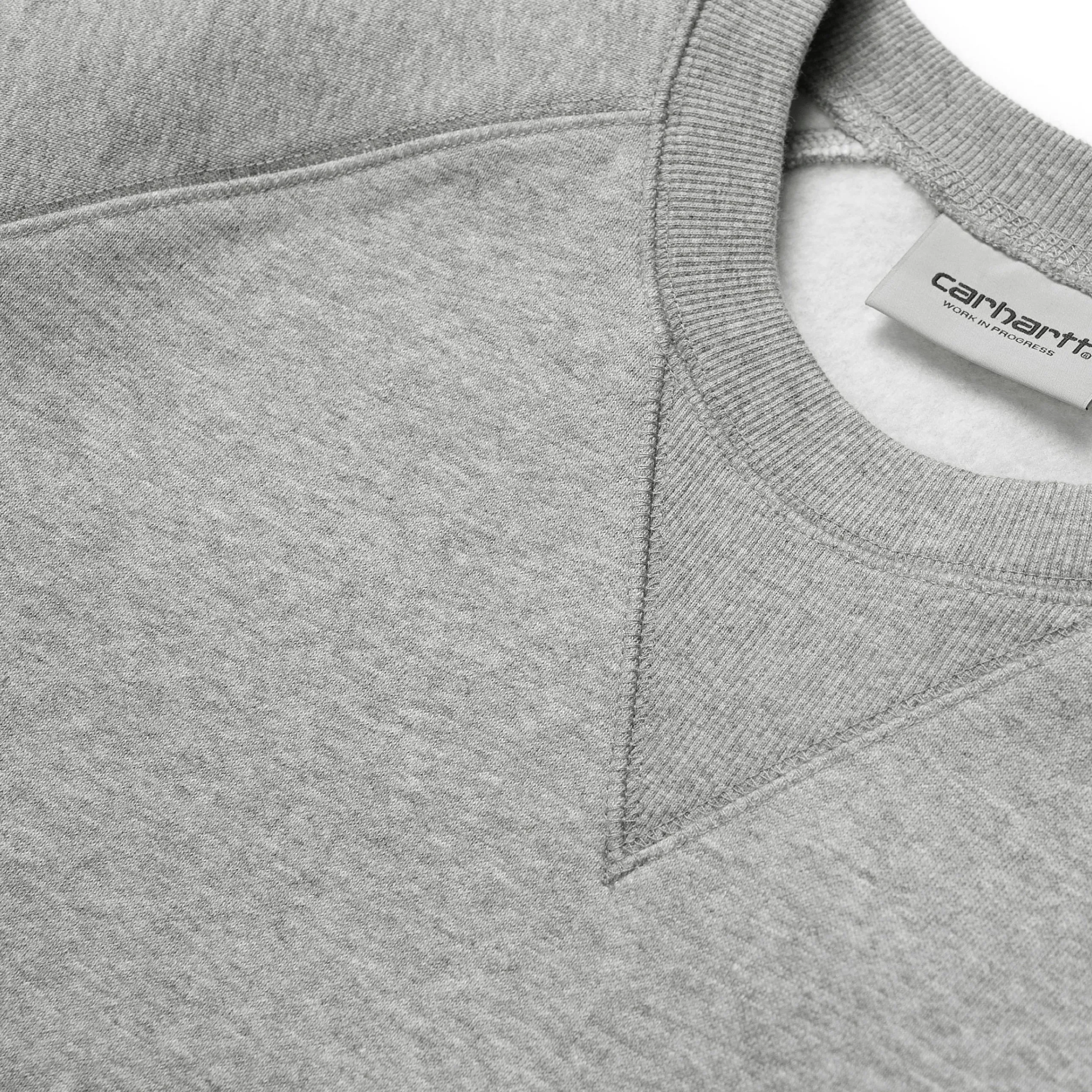 Sweats>Carhartt WIP Chase Sweatshirt Grey Heather / Gold