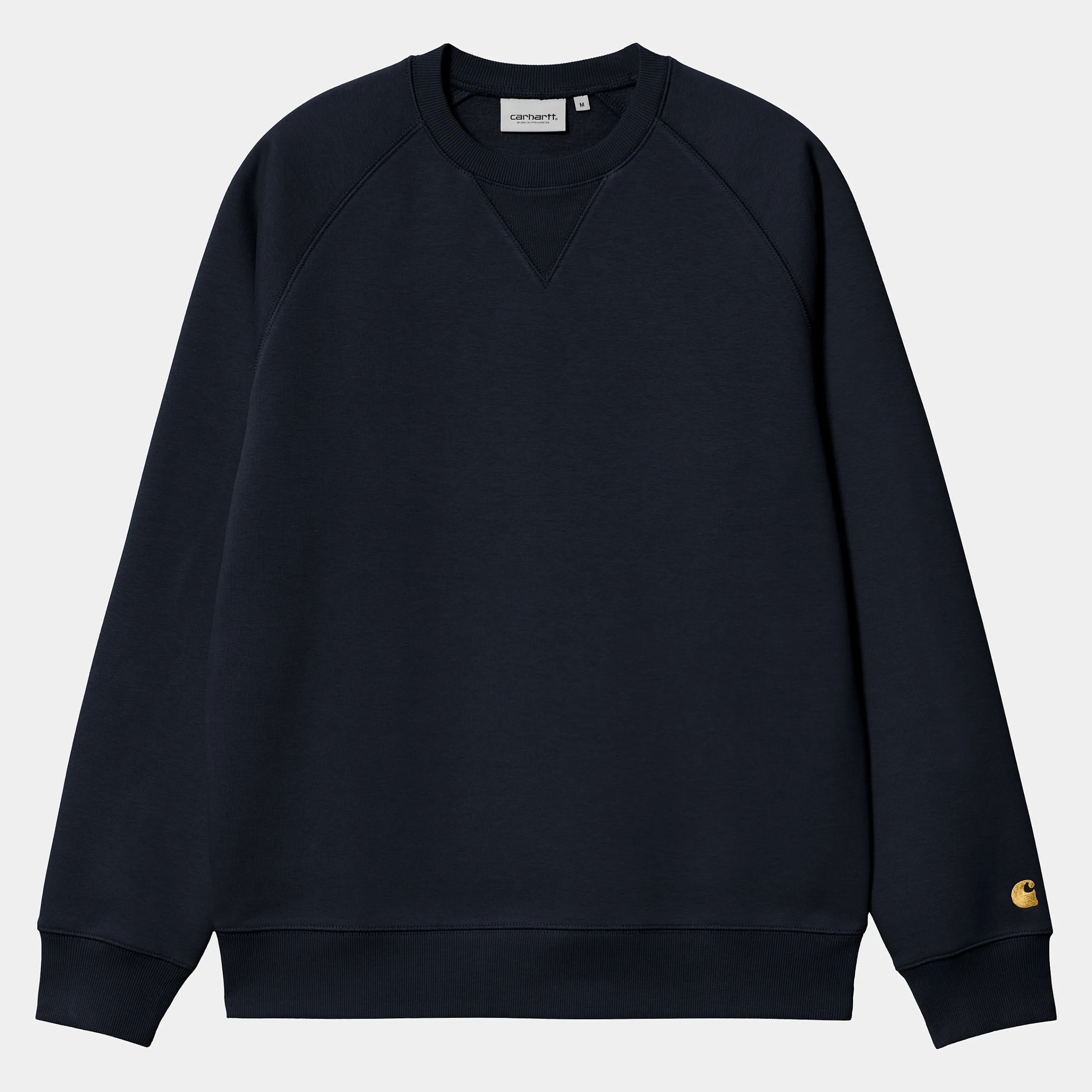 Sweats>Carhartt WIP Chase Sweatshirt Dark Navy / Gold