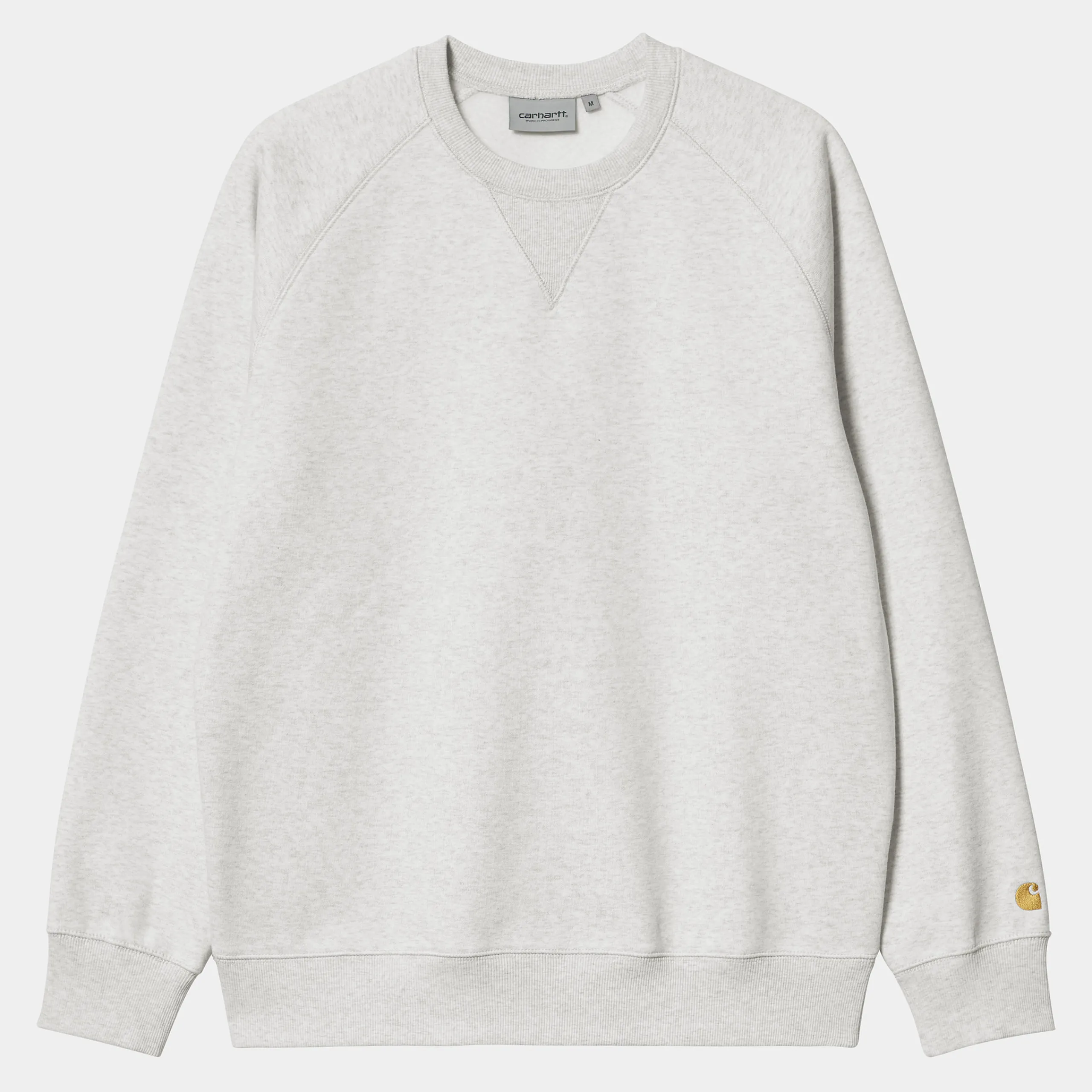 Sweats>Carhartt WIP Chase Sweatshirt Ash Heather / Gold