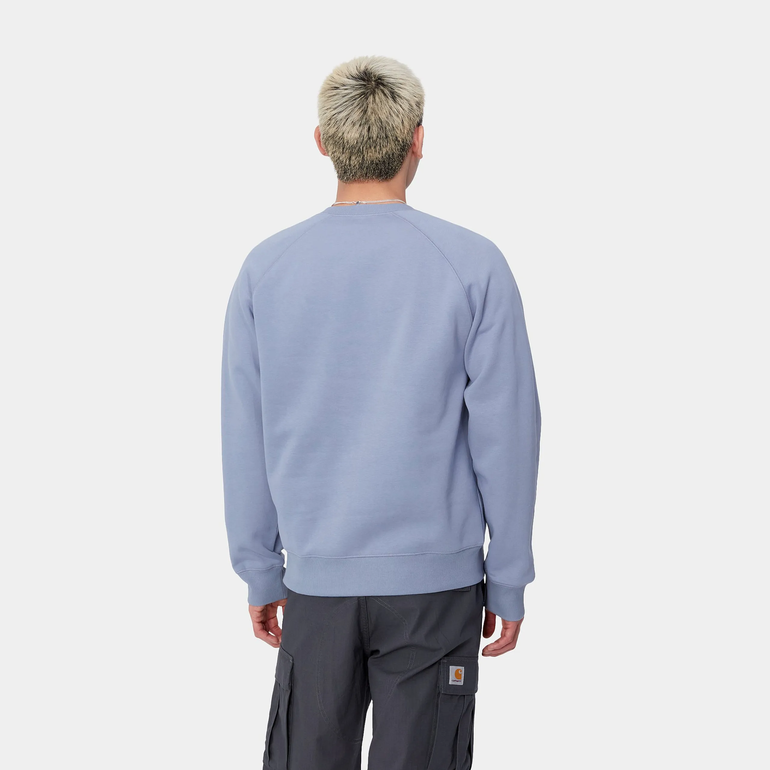 Sweats>Carhartt WIP Chase Sweatshirt Charm Blue / Gold