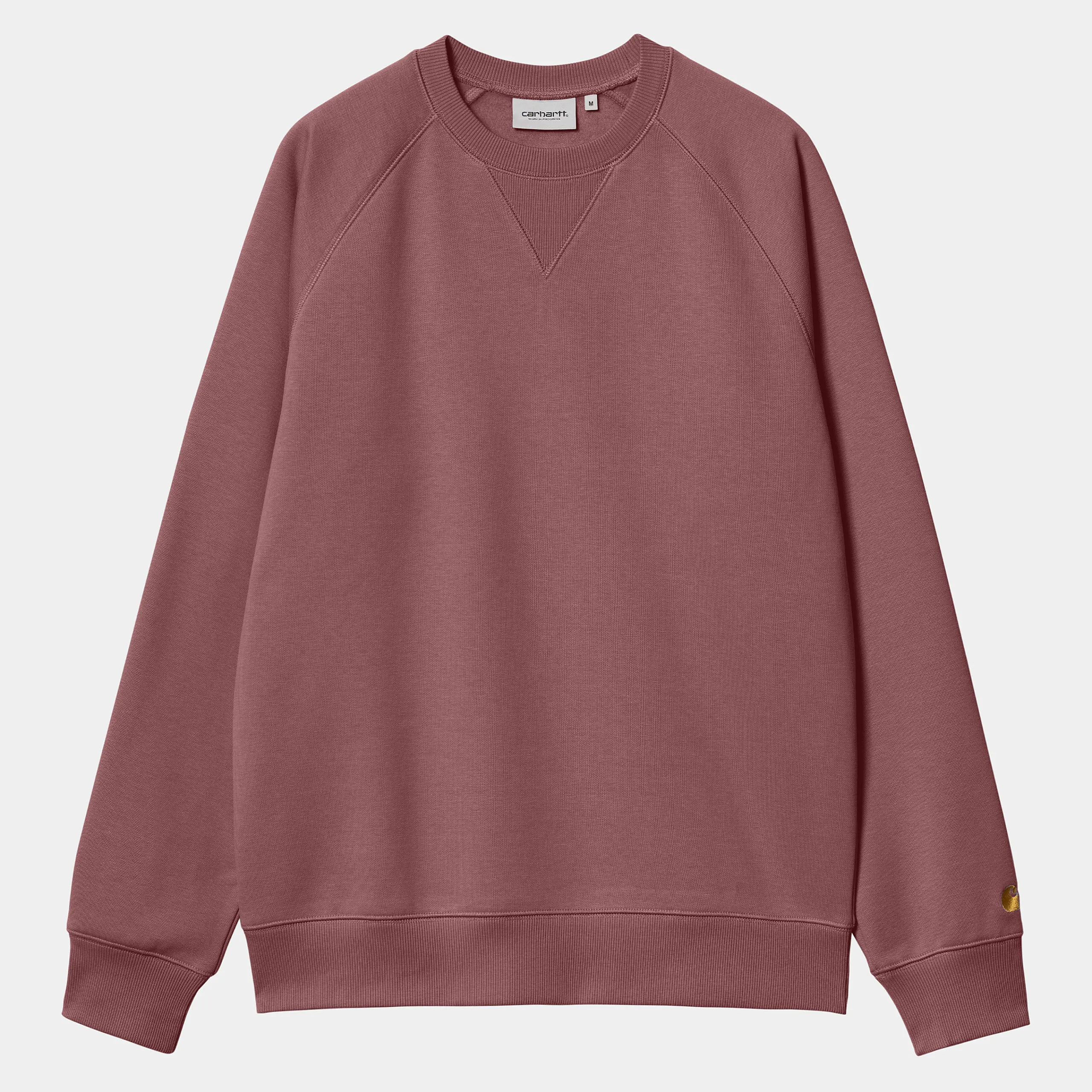 Sweats>Carhartt WIP Chase Sweatshirt Dusty Fuchsia / Gold
