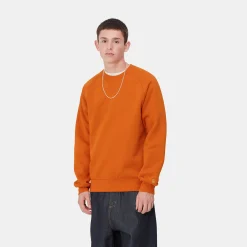 Sweats>Carhartt WIP Chase Sweatshirt Turmeric / Gold