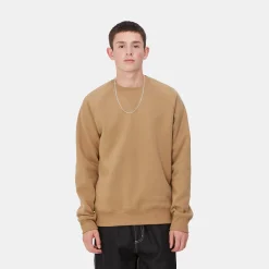 Sweats>Carhartt WIP Chase Sweatshirt Peanut / Gold