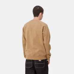 Sweats>Carhartt WIP Chase Sweatshirt Peanut / Gold