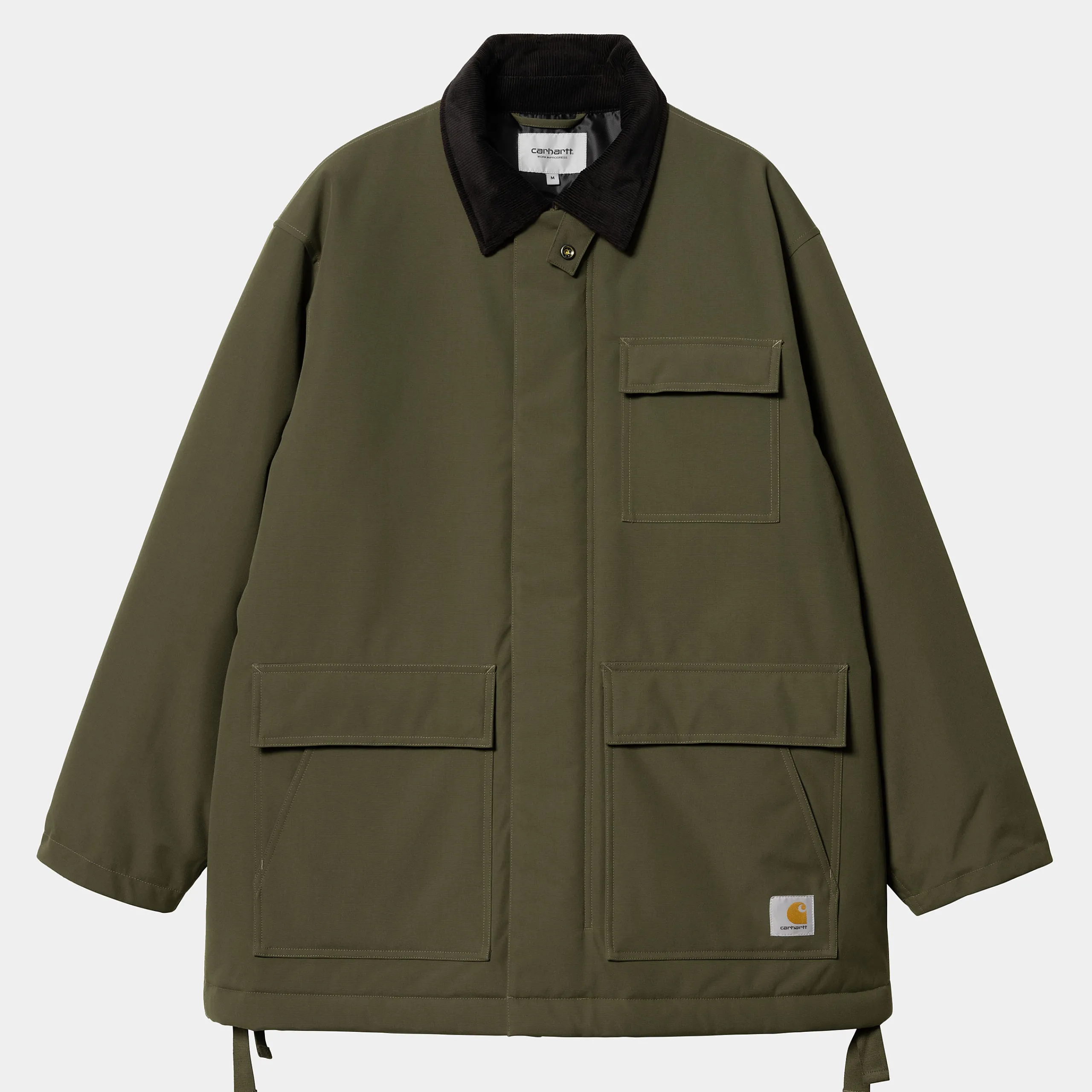 Jacken & Mäntel>Carhartt WIP Clarton Coat Office Green / Black