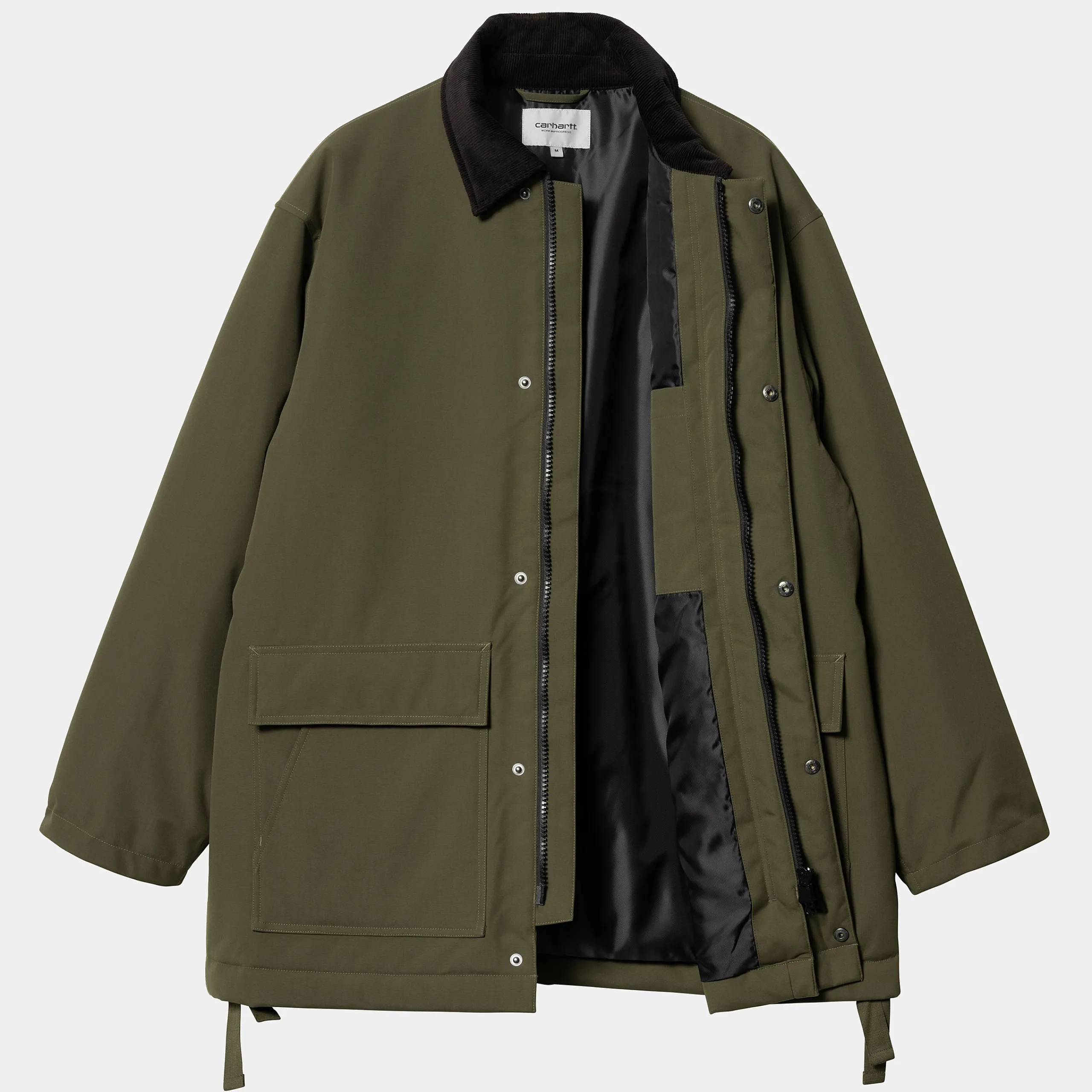 Jacken & Mäntel>Carhartt WIP Clarton Coat Office Green / Black