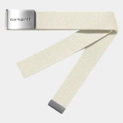 Accessoires|Accessoires>Carhartt WIP Clip Belt Chrome Wax