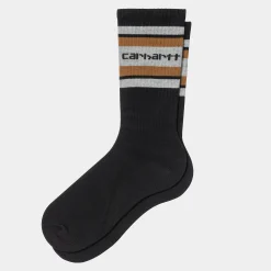 Accessoires|Accessoires>Carhartt WIP Connors Socks Black / Grey Heather / Hamilton Brown