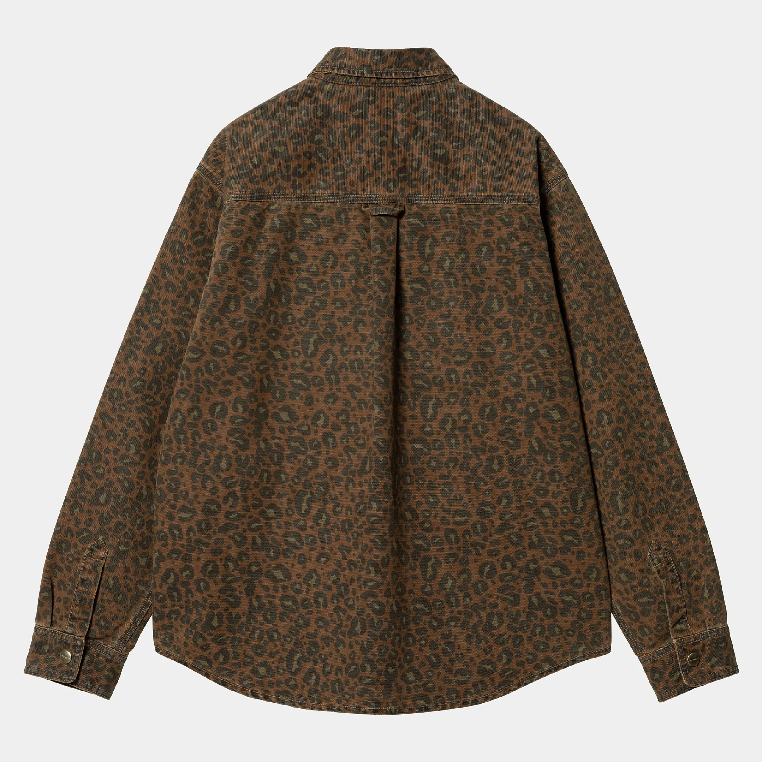 Jacken & Mäntel|Hemden>Carhartt WIP Conro Shirt Jac Camo Leo, Tamarind / Tamarind