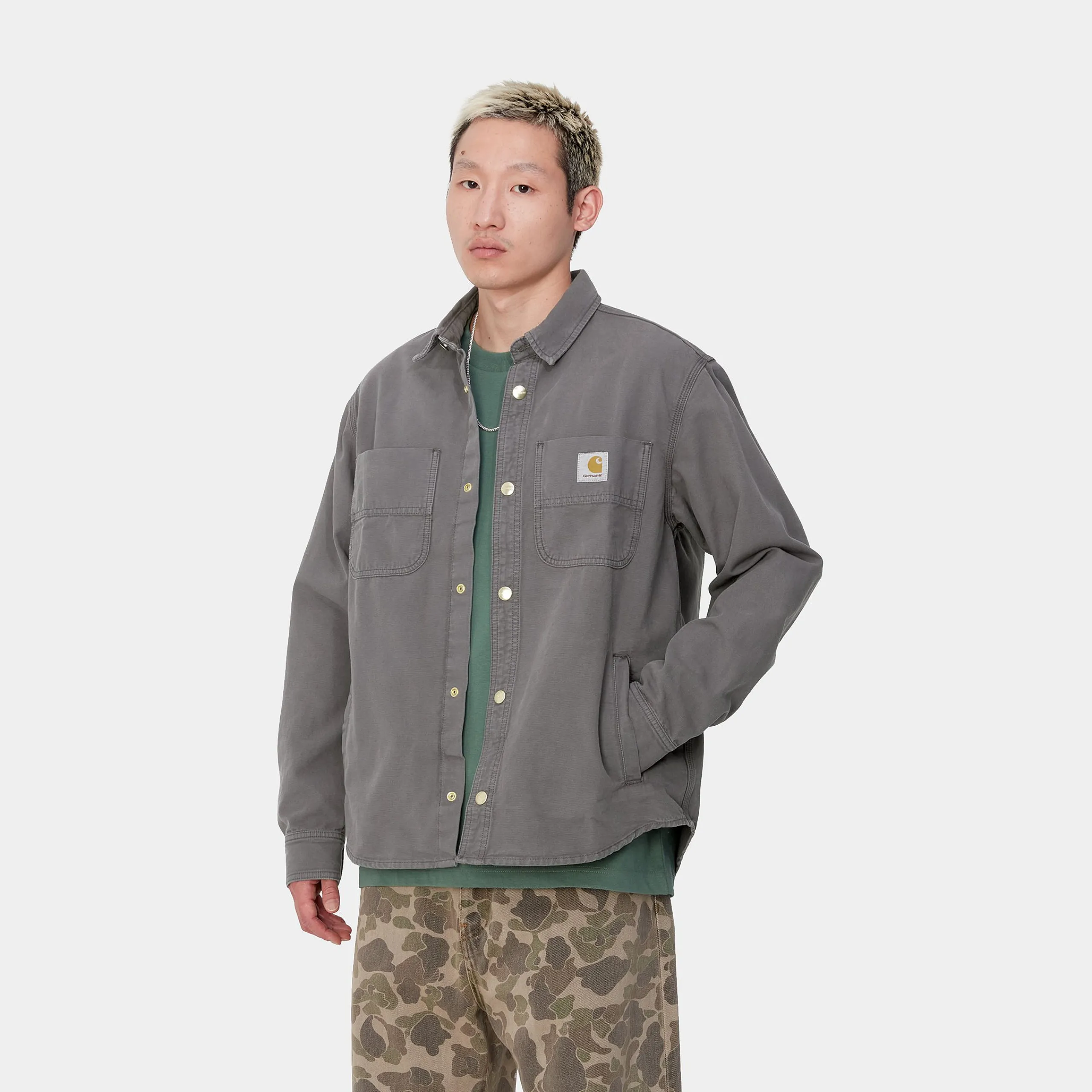 Jacken & Mäntel|Hemden>Carhartt WIP Conro Shirt Jac Graphite
