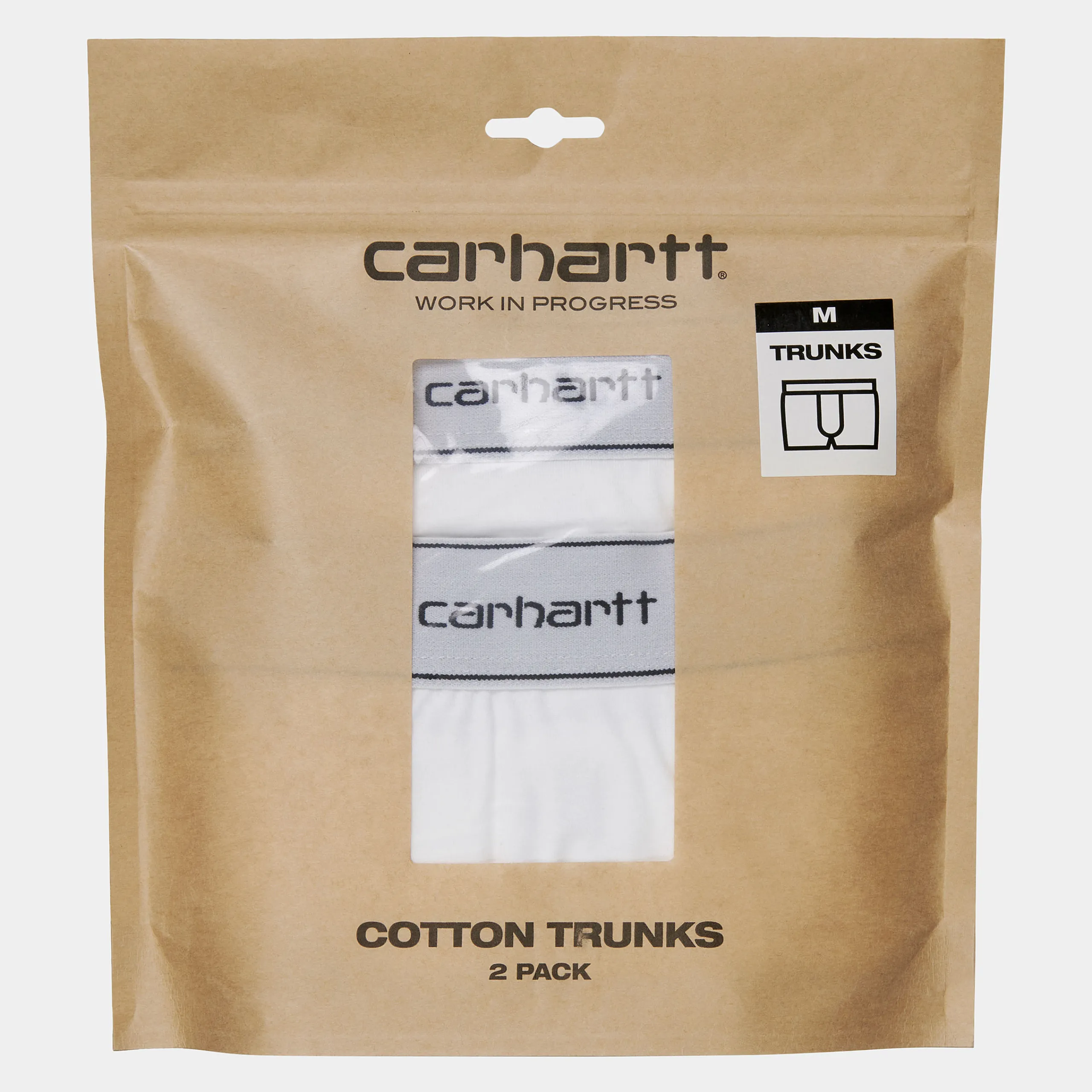 Unterwäsche>Carhartt WIP Cotton Trunks White + White