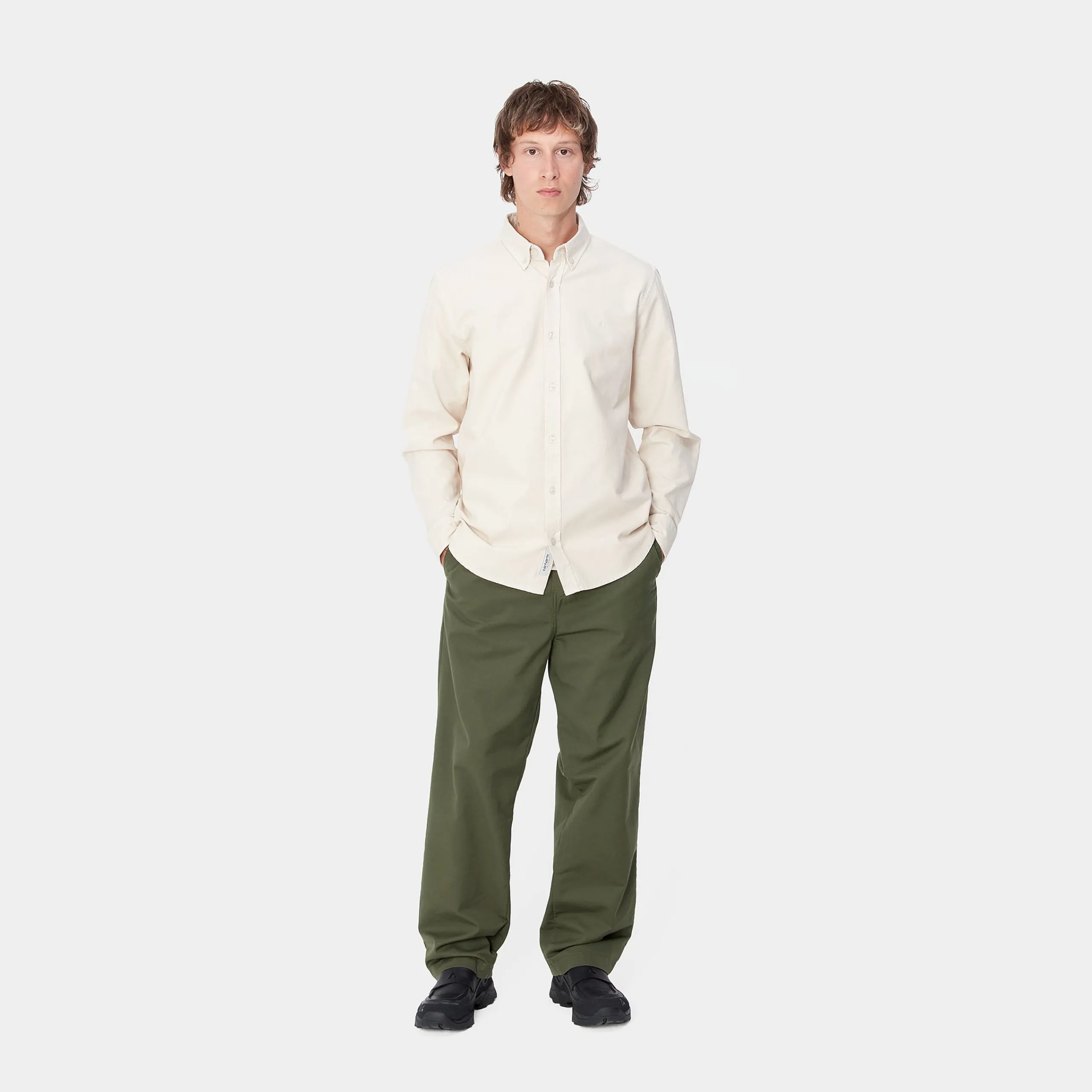 Hosen>Carhartt WIP Craft Pant Office Green