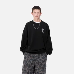 Sweats>Carhartt WIP Cross Screw Sweat Black / White