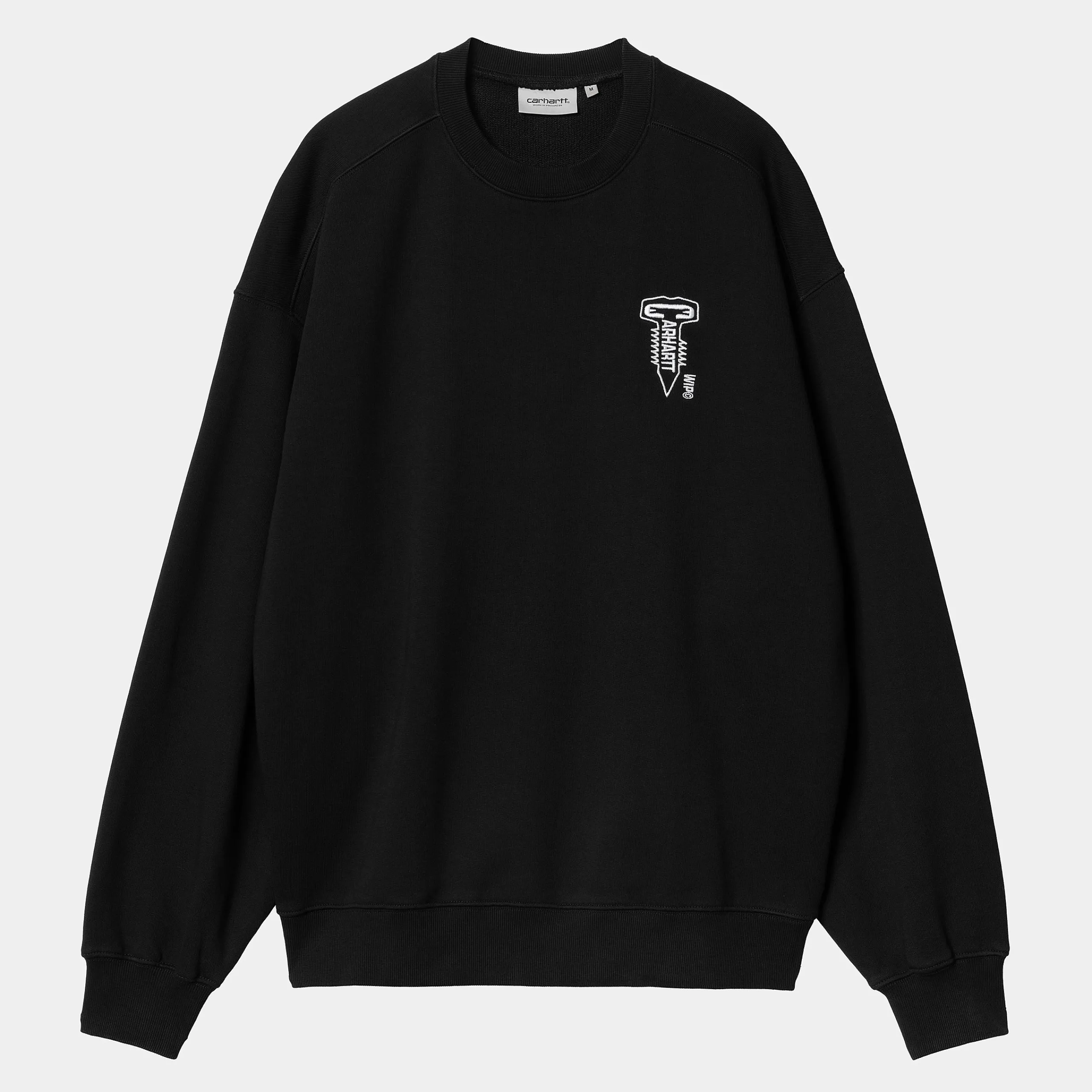 Sweats>Carhartt WIP Cross Screw Sweat Black / White