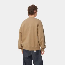 Sweats>Carhartt WIP Cross Screw Sweat Peanut / White