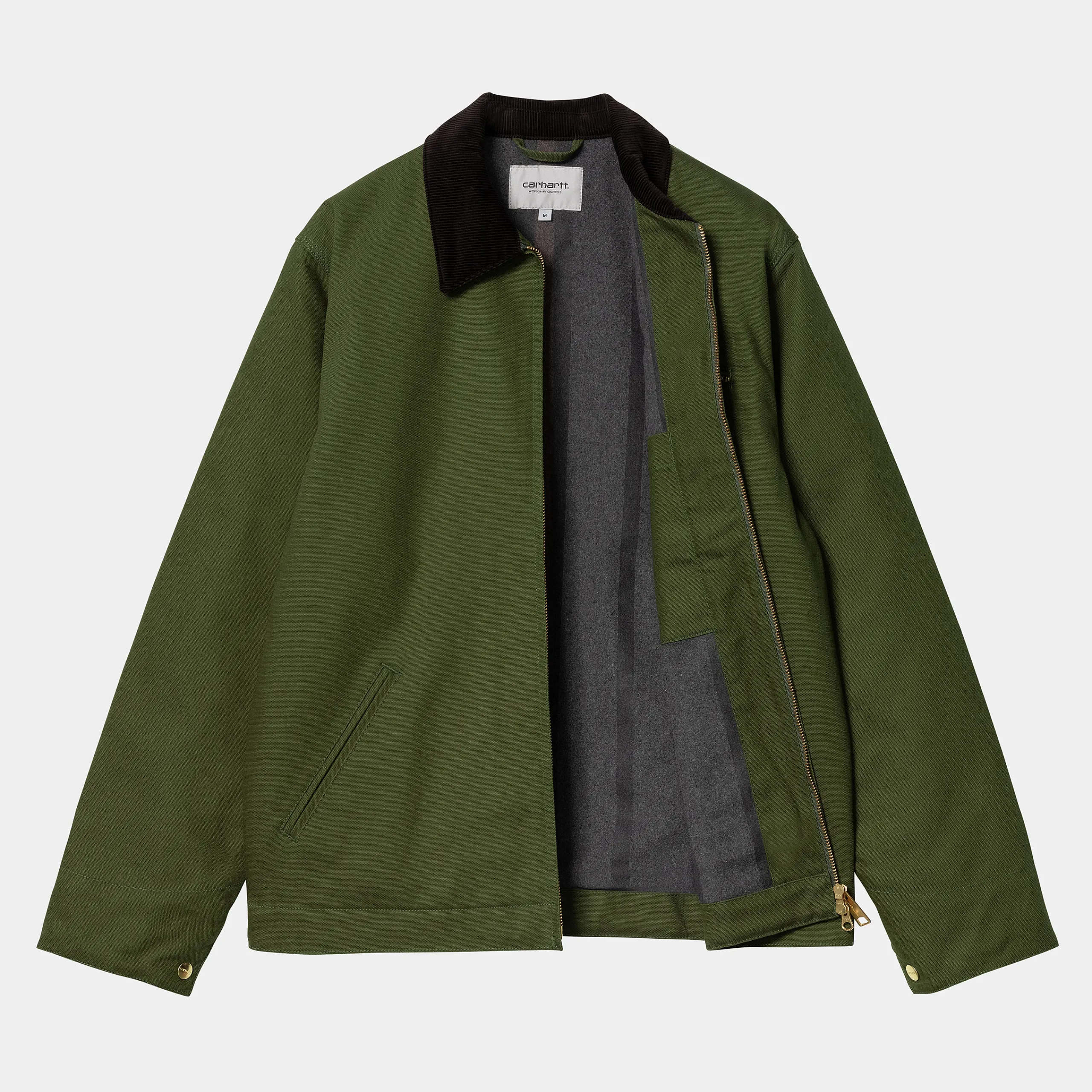 Jacken & Mäntel>Carhartt WIP Detroit Jacket (Winter) Tarragon / Black