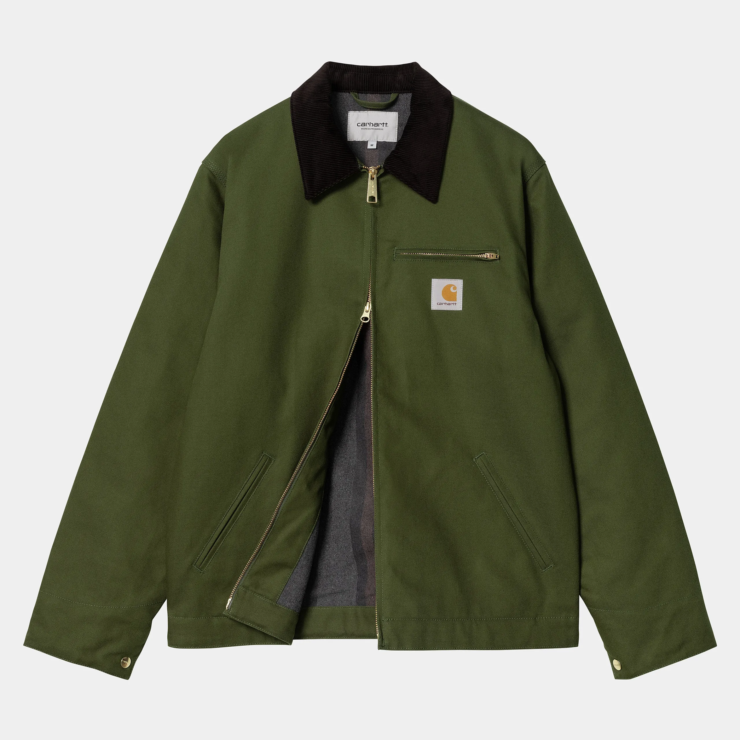 Jacken & Mäntel>Carhartt WIP Detroit Jacket (Winter) Tarragon / Black