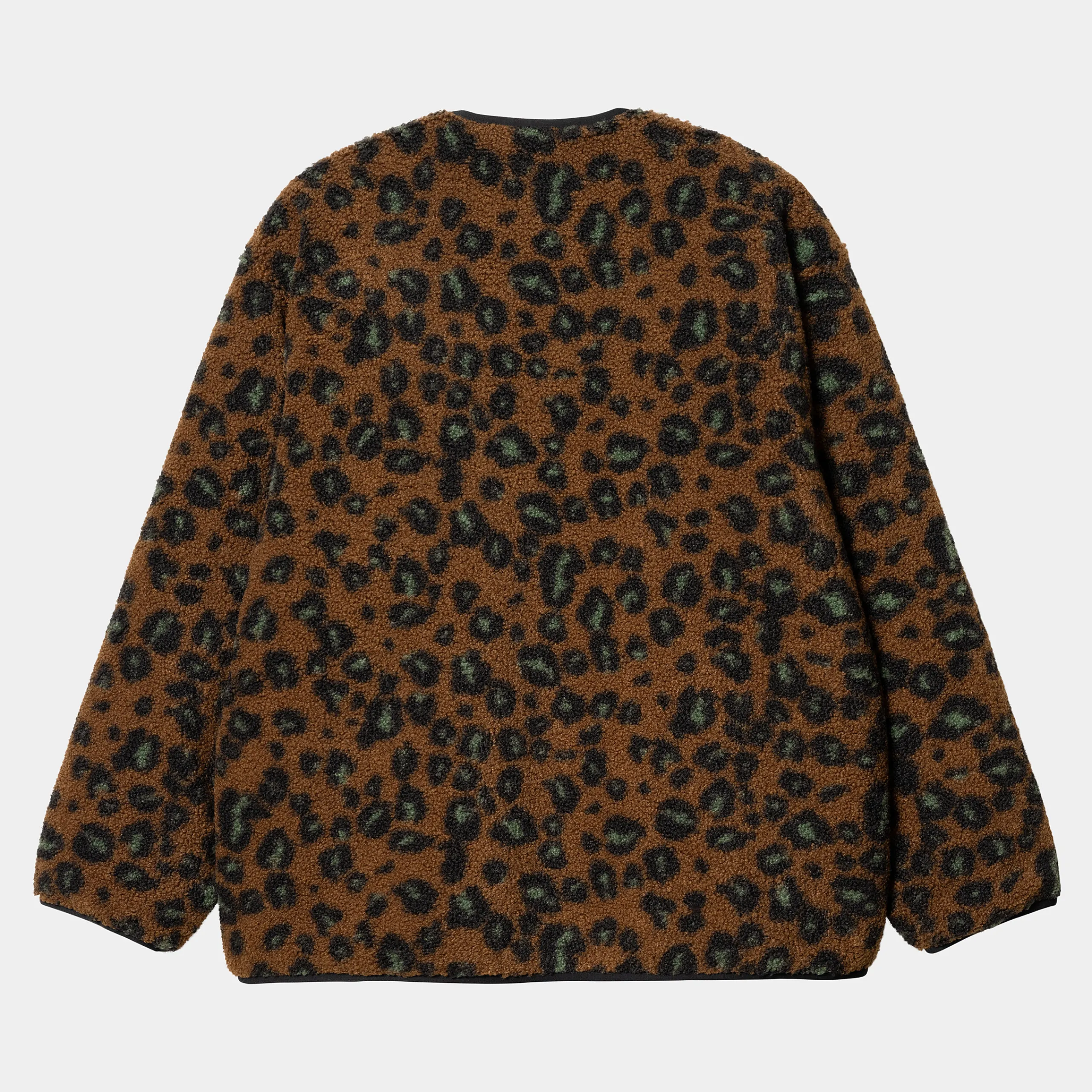 Jacken & Mäntel>Carhartt WIP Devin Liner Camo Leo Jacquard, Tamarind / Black