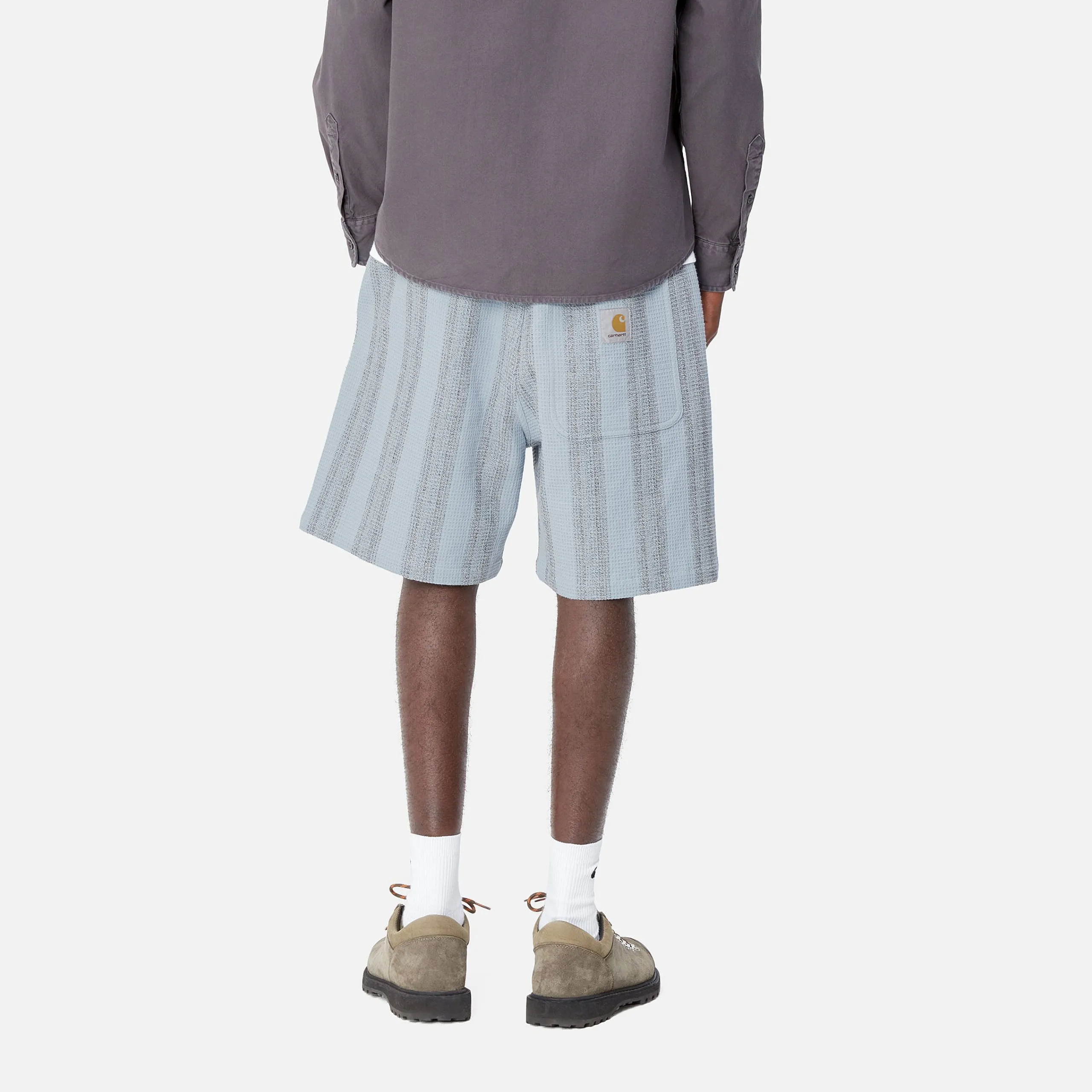 Shorts & Badehosen>Carhartt WIP Dodson Short Dodson Stripe, Misty Sky