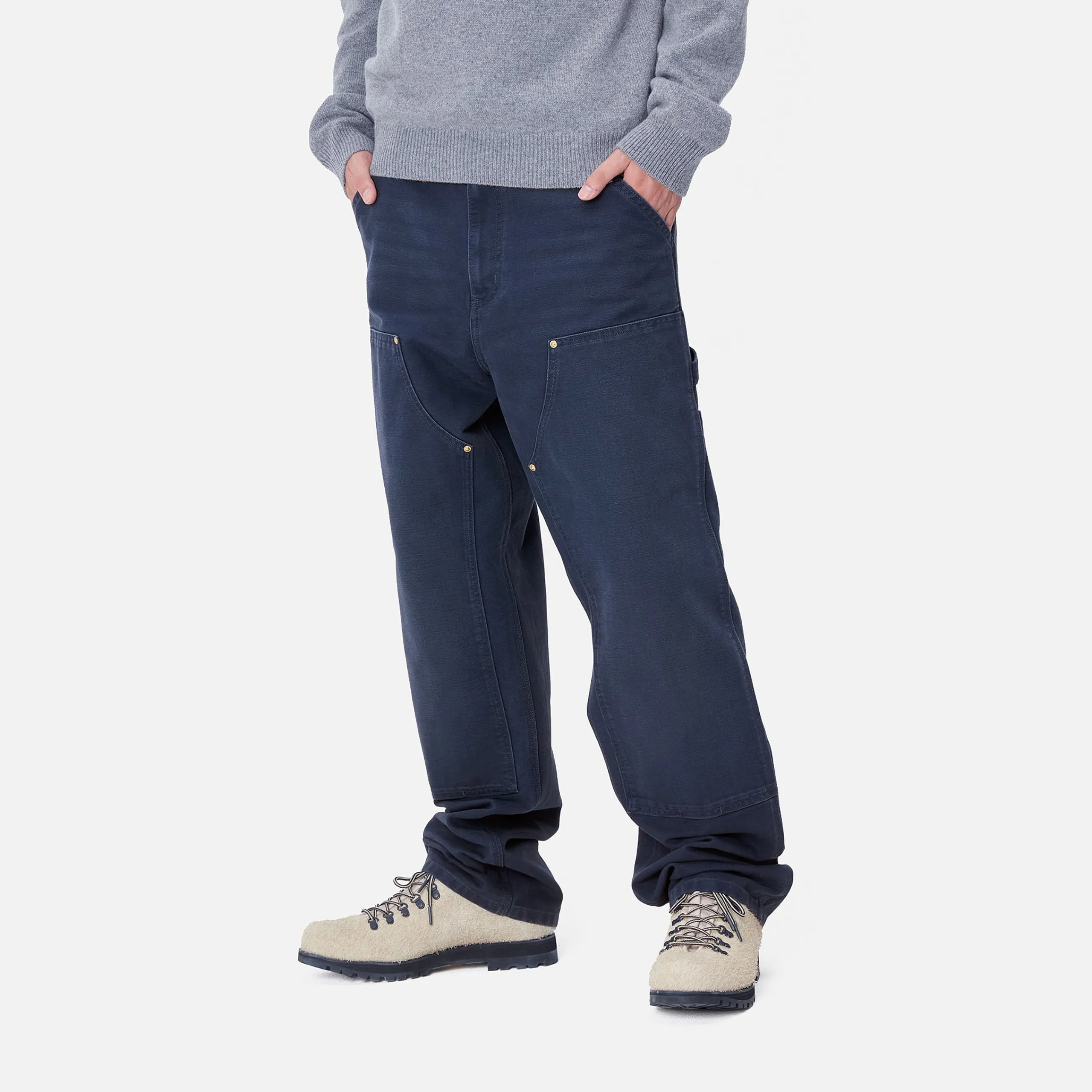 Hosen>Carhartt WIP Double Knee Pant Air Force Blue