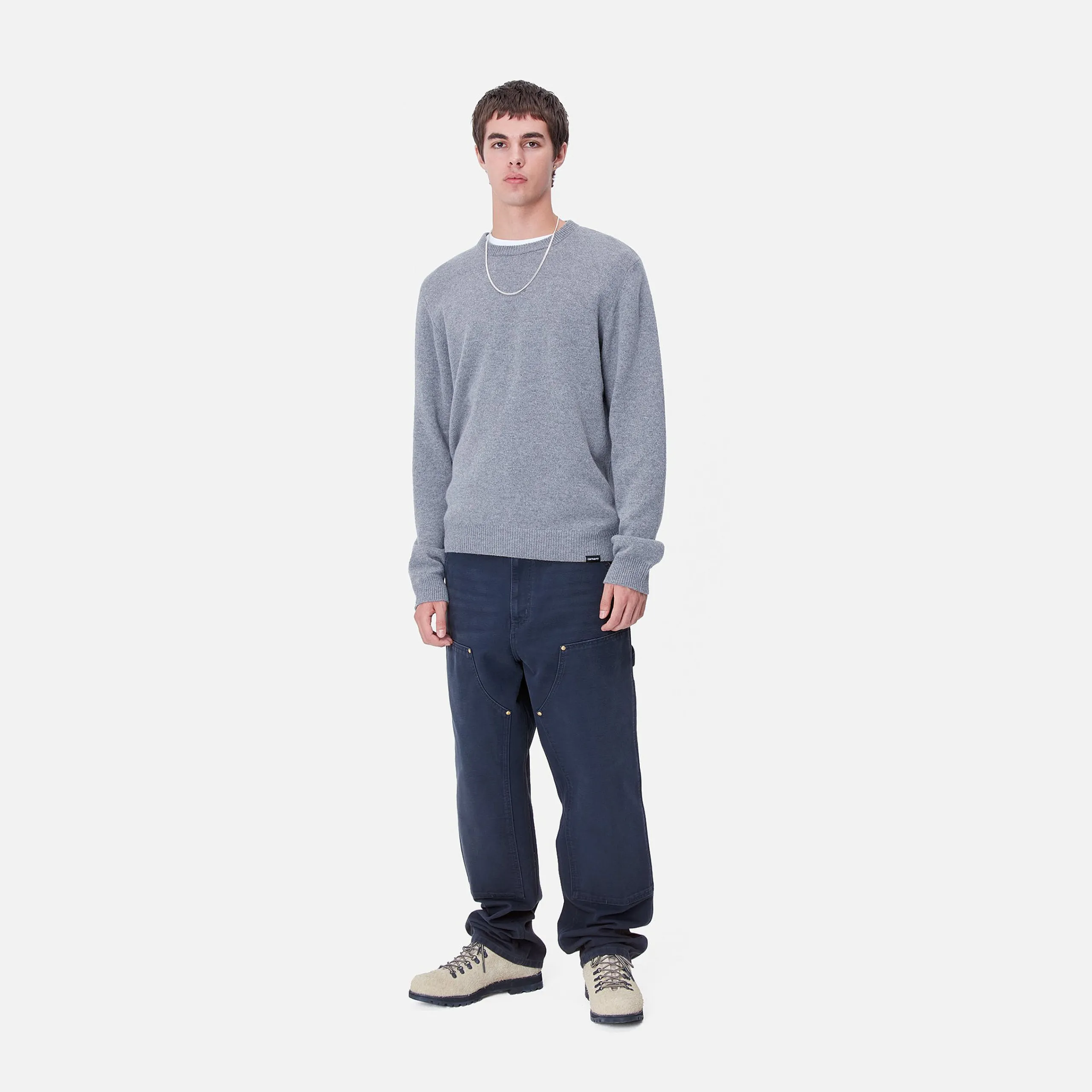 Hosen>Carhartt WIP Double Knee Pant Air Force Blue