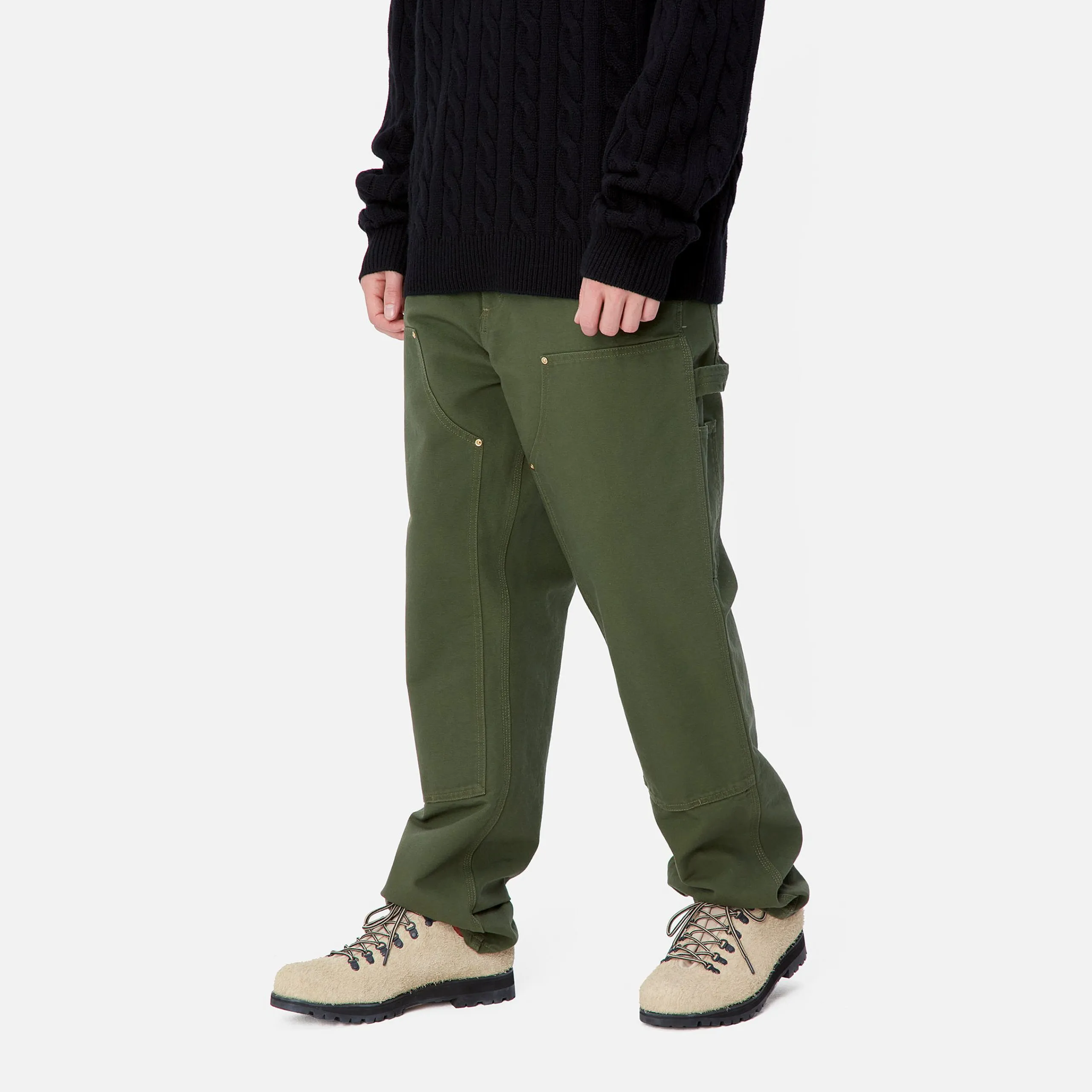 Hosen>Carhartt WIP Double Knee Pant Tarragon