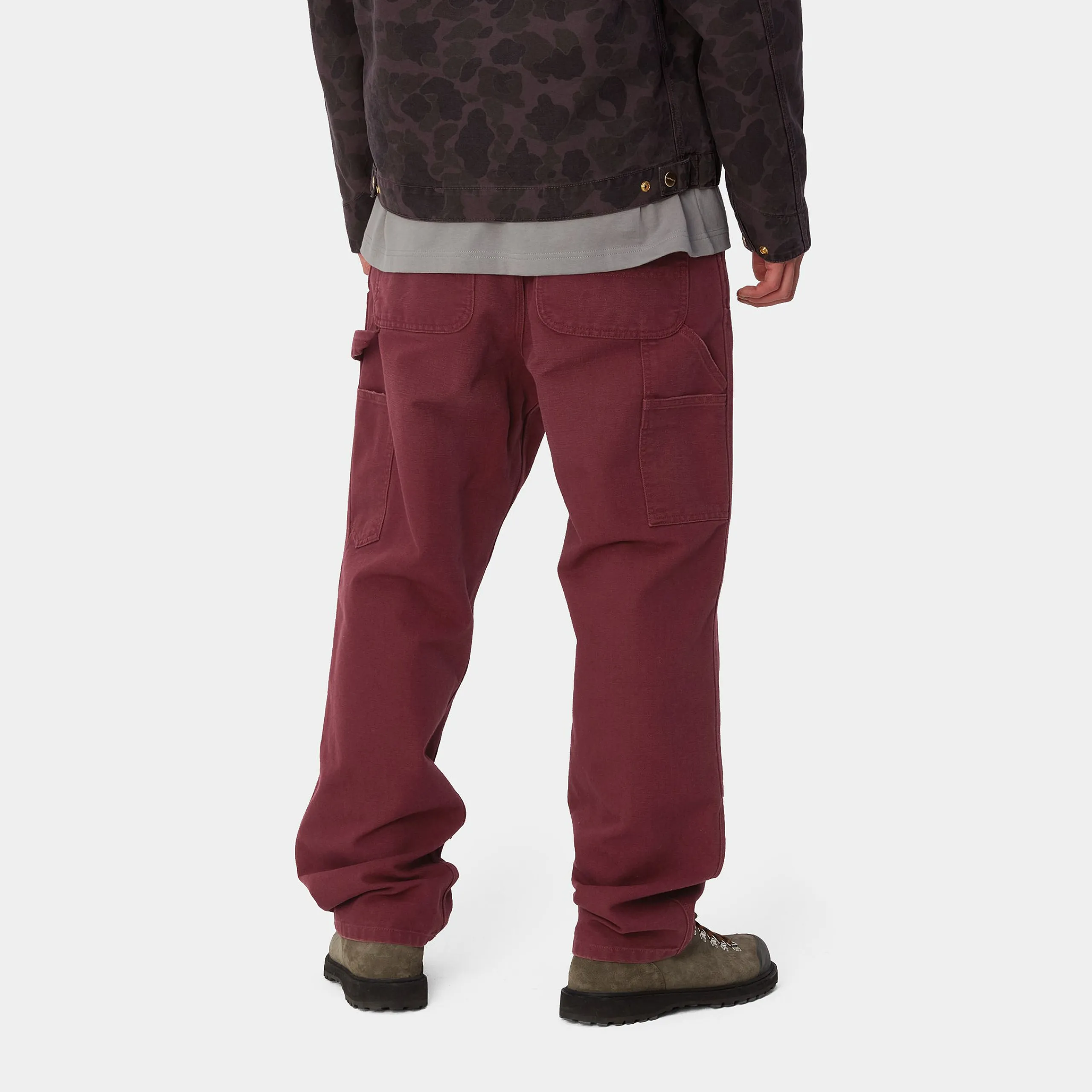 Hosen>Carhartt WIP Double Knee Pant Malbec