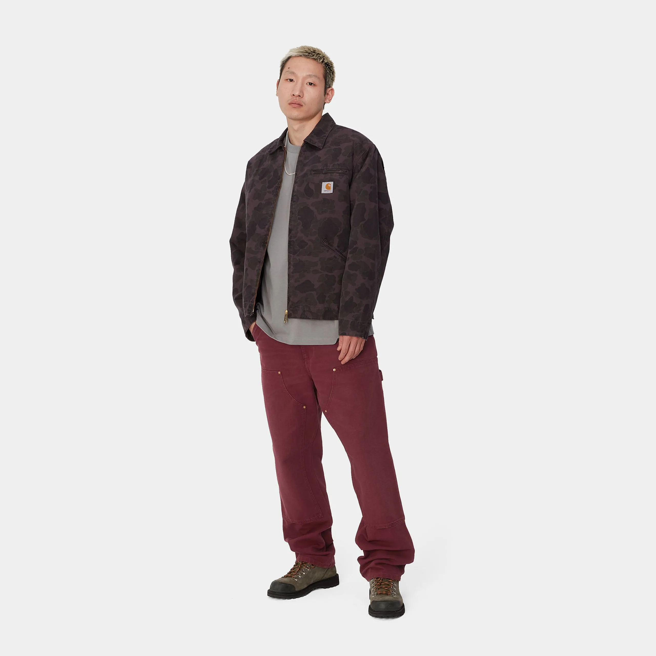 Hosen>Carhartt WIP Double Knee Pant Malbec