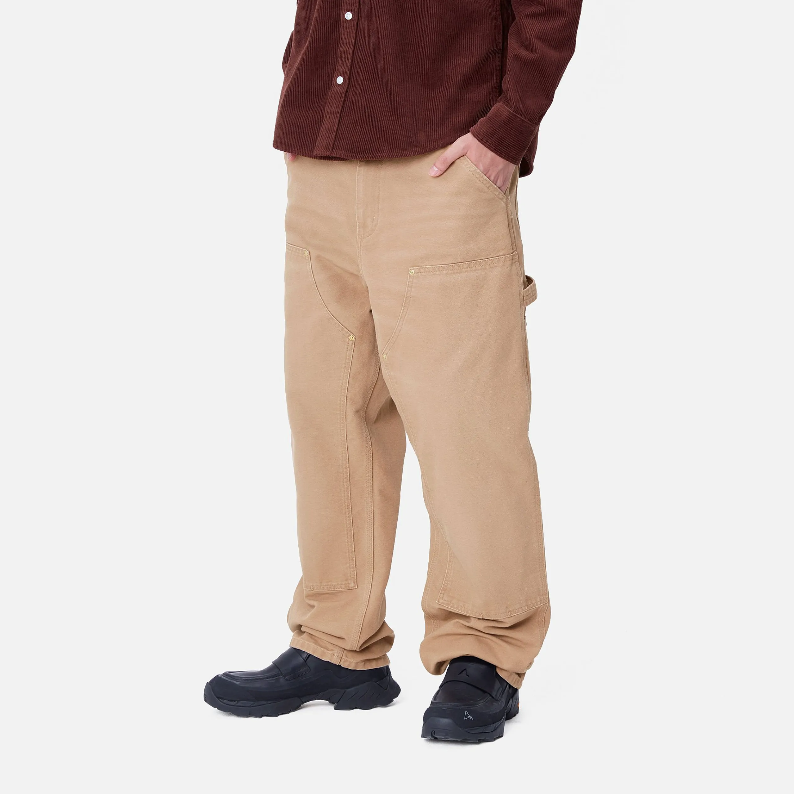 Hosen>Carhartt WIP Double Knee Pant Peanut