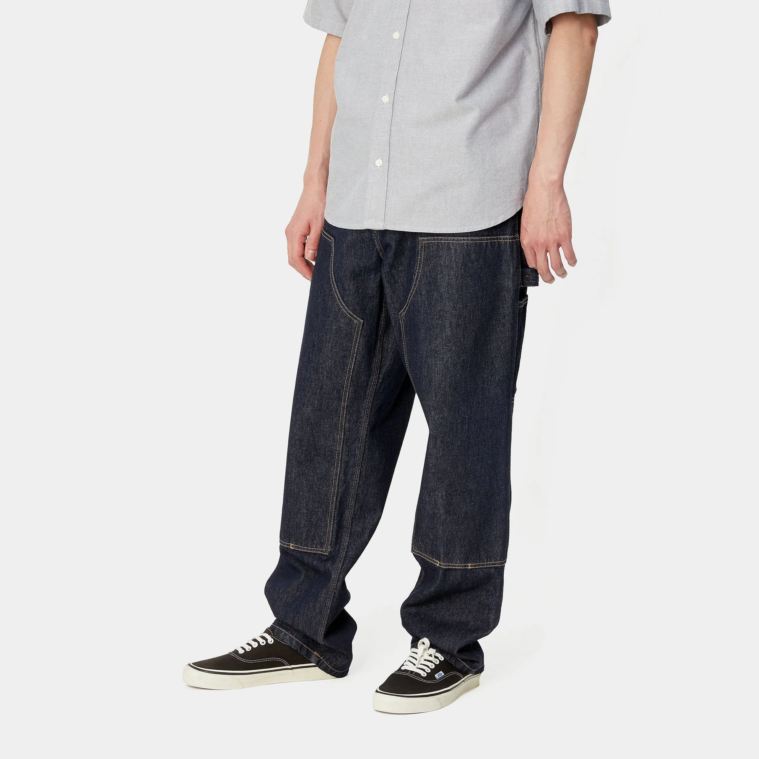 Denim|Hosen>Carhartt WIP Double Knee Pant Blue