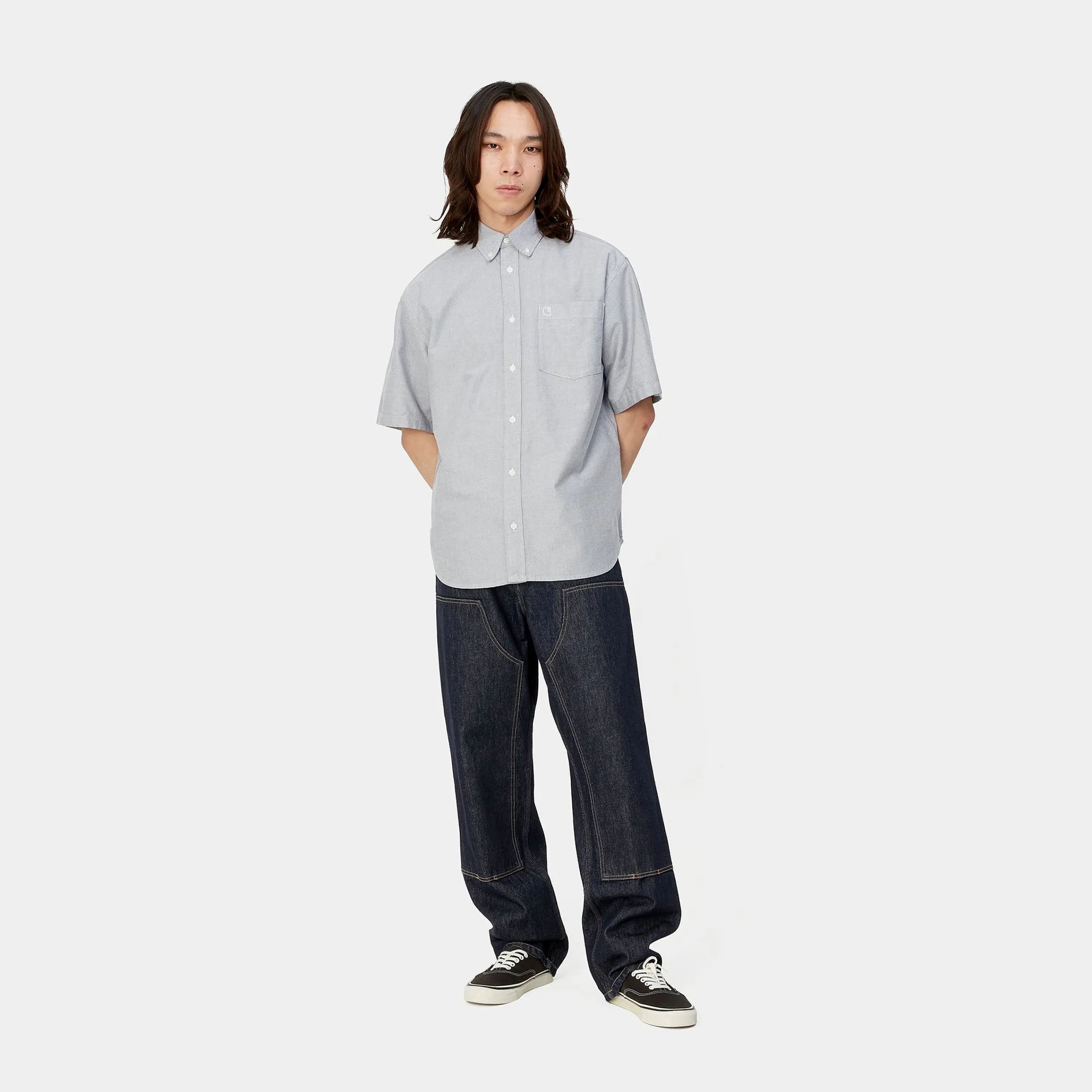 Denim|Hosen>Carhartt WIP Double Knee Pant Blue